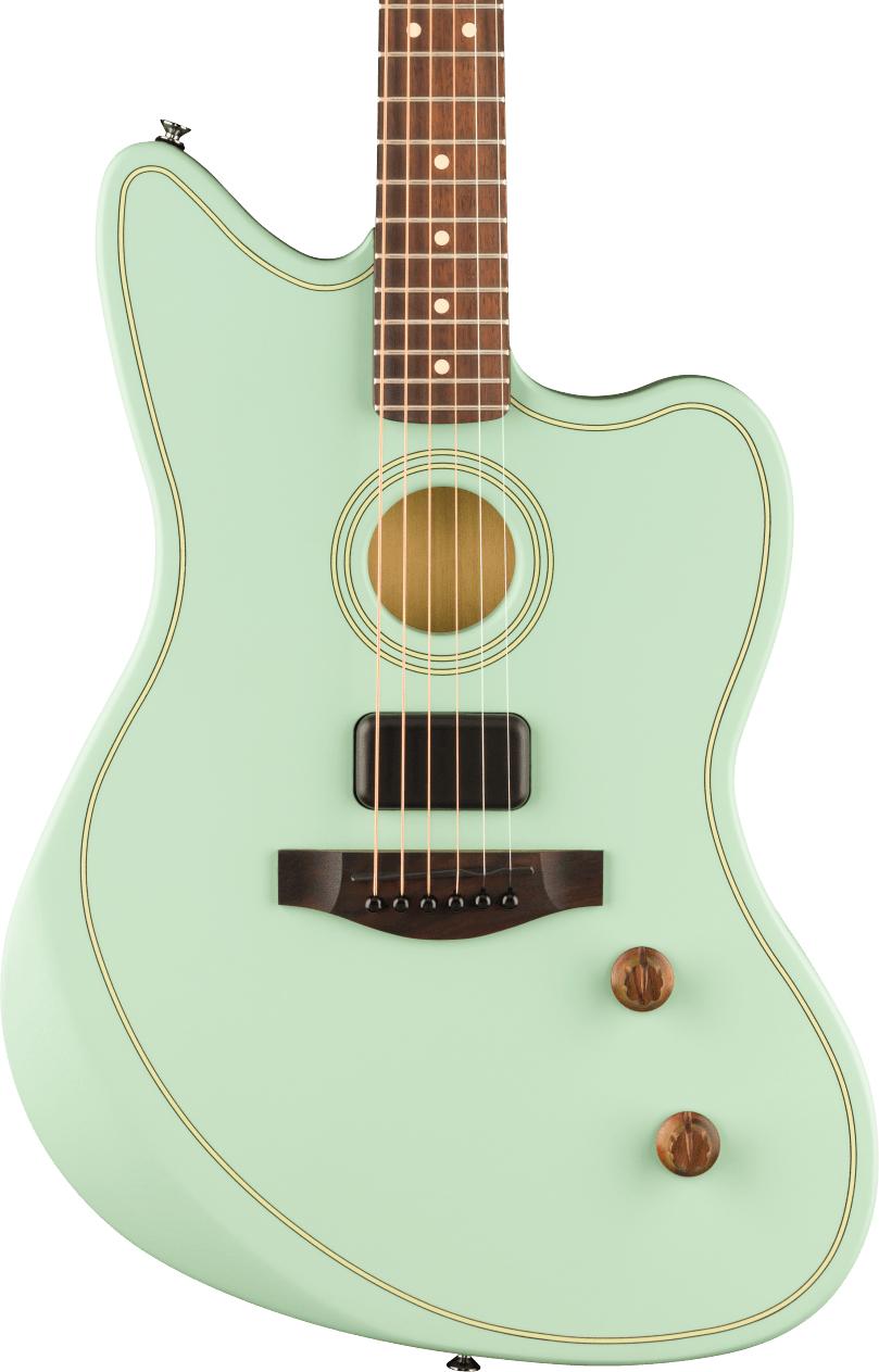 Fender Acoustasonic Standard Jazzmaster Surf Green - Andertons