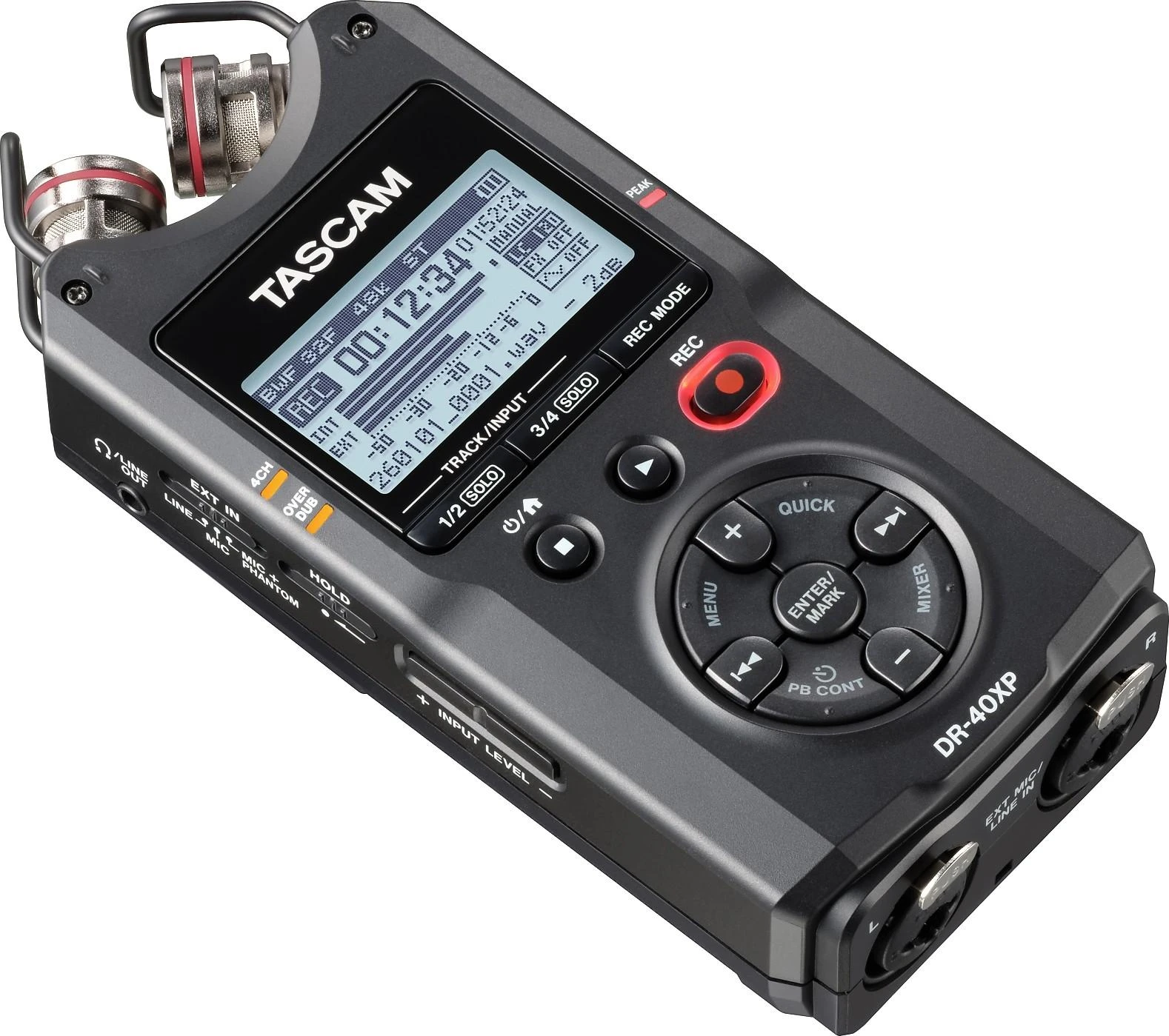 Tascam DR-40XP Portable Handheld Digital Field Recorder - DR40XP (2).jpg