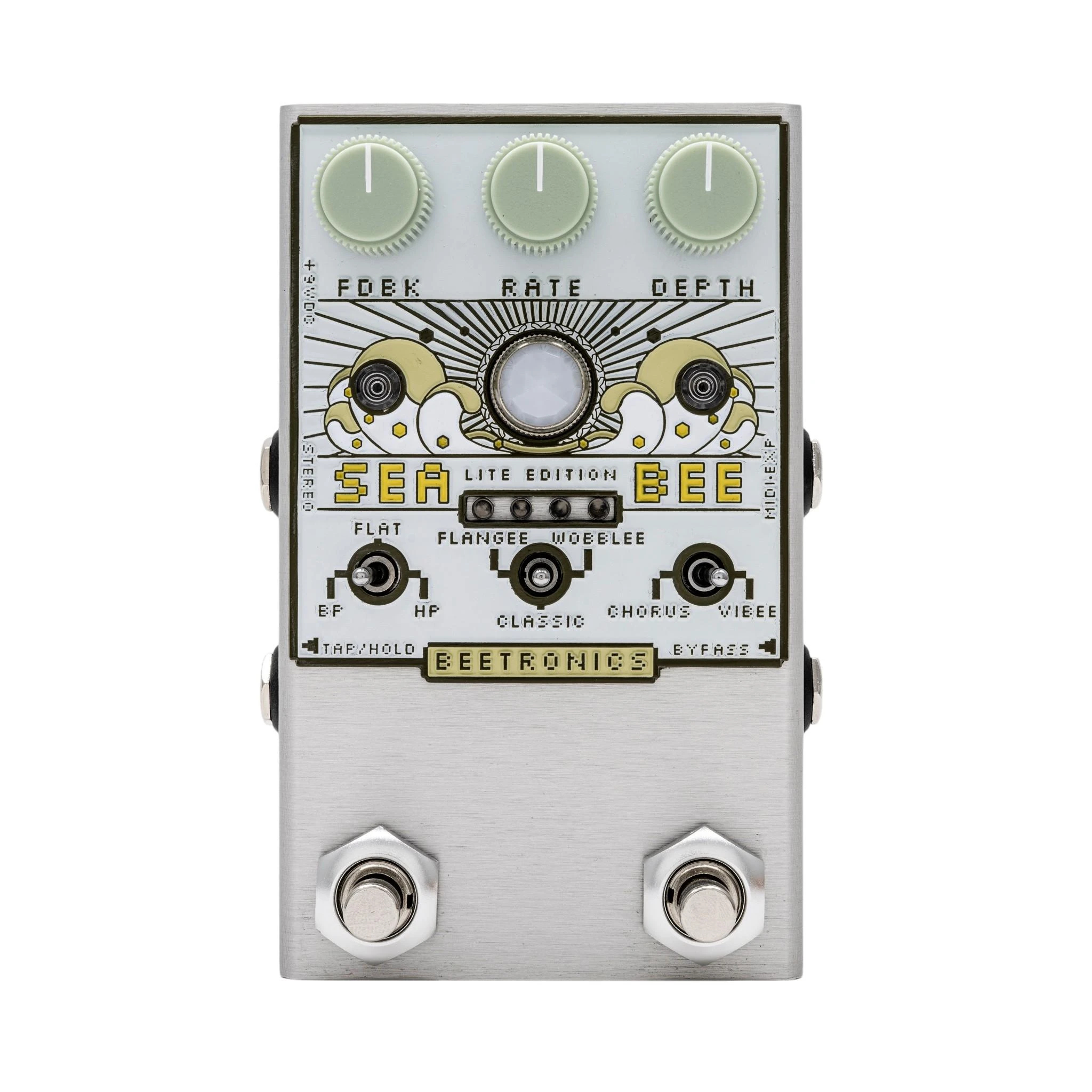 Beetronics Seabee Lite Stereo Harmochorus Effects Pedal in Cream - 71347.jpg