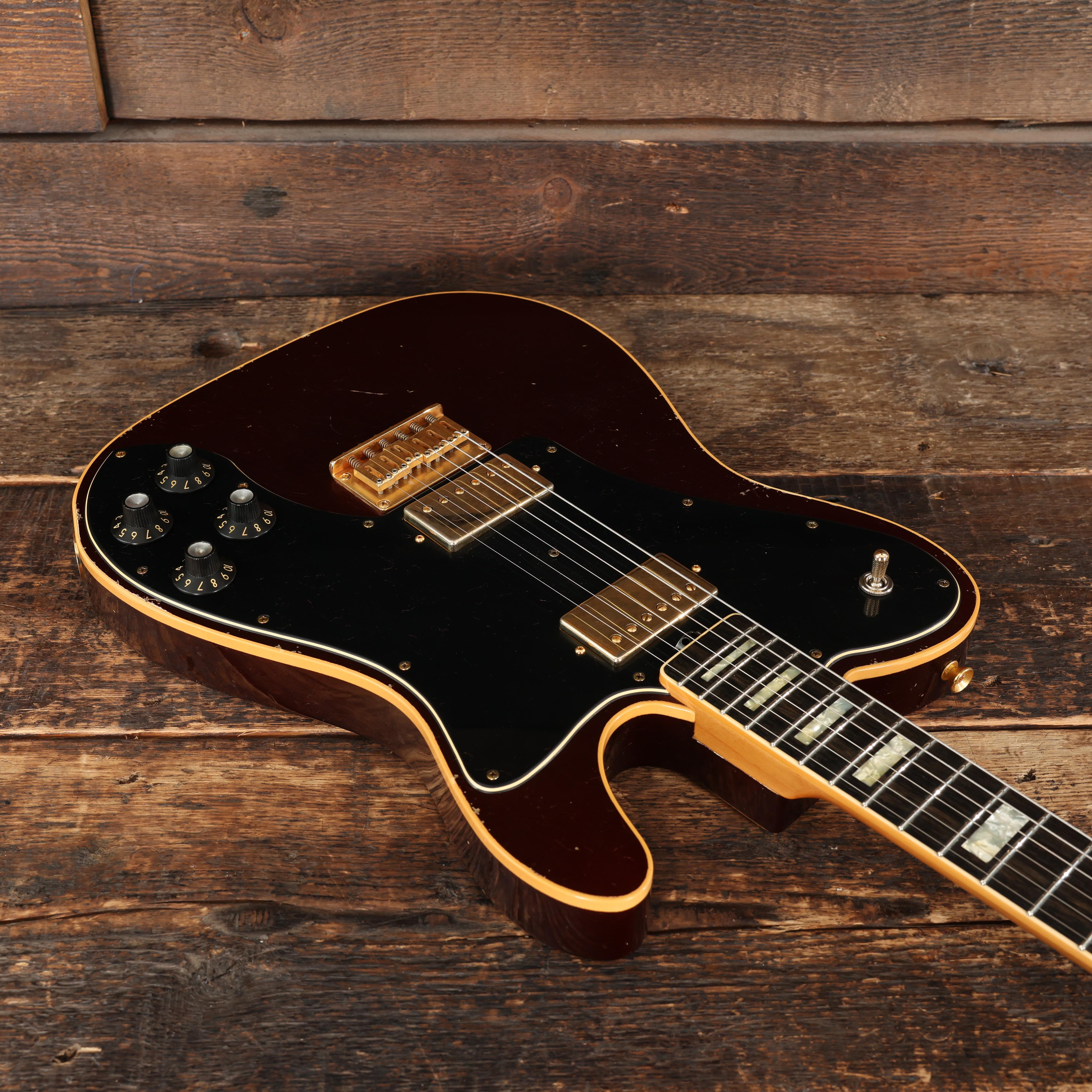 Shabat Lion Deluxe Electric Guitar in Oxblood, Light Aged - LION-DLX-OXB-AMC  -  501 (11).jpg