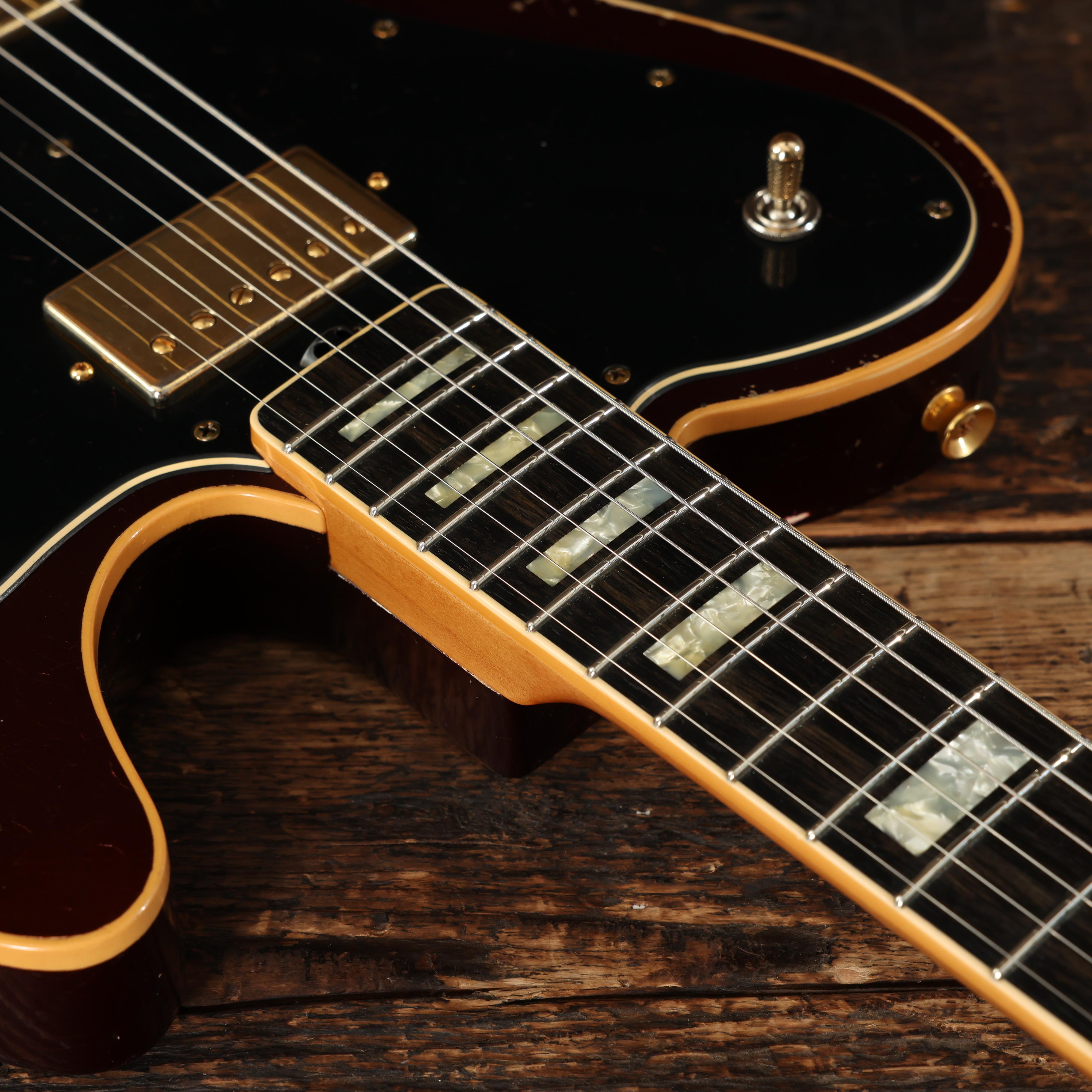 Shabat Lion Deluxe Electric Guitar in Oxblood, Light Aged - LION-DLX-OXB-AMC  -  501 (12).jpg