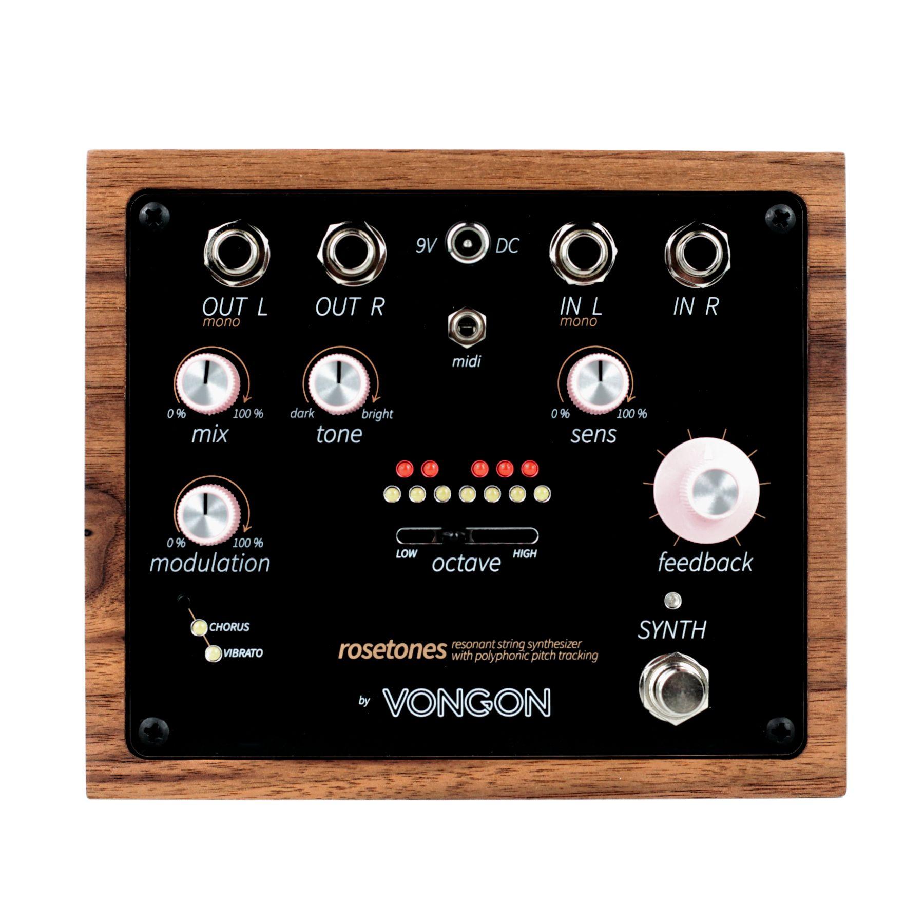 Vongon Rosetones Polyphonic Resonator Synth Effects Pedal - ROSETONES-1.jpg