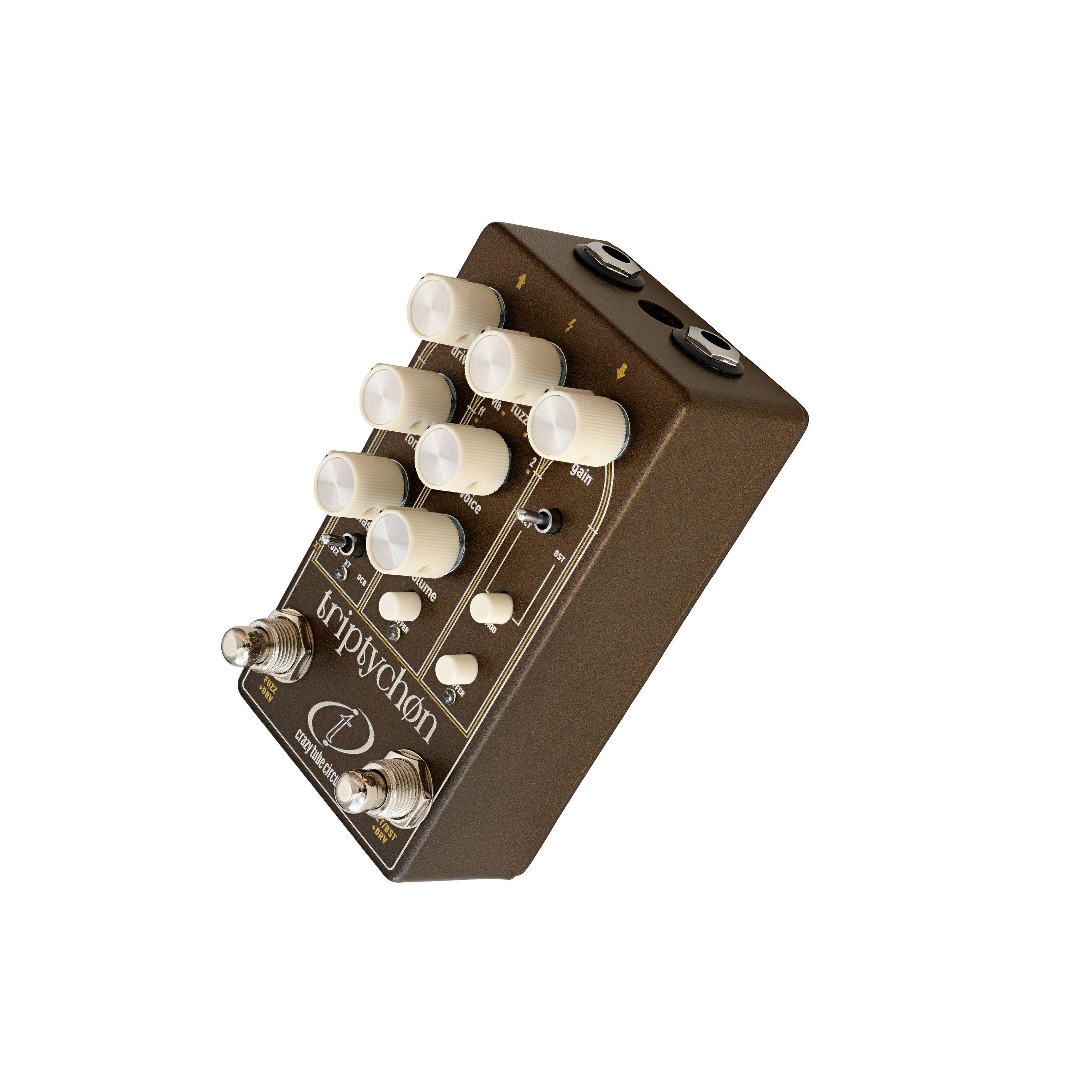 Crazy Tube Circuits TRIPTYCHON Analogue Fuzz Multi-FX Pedal - 71266-4.jpg
