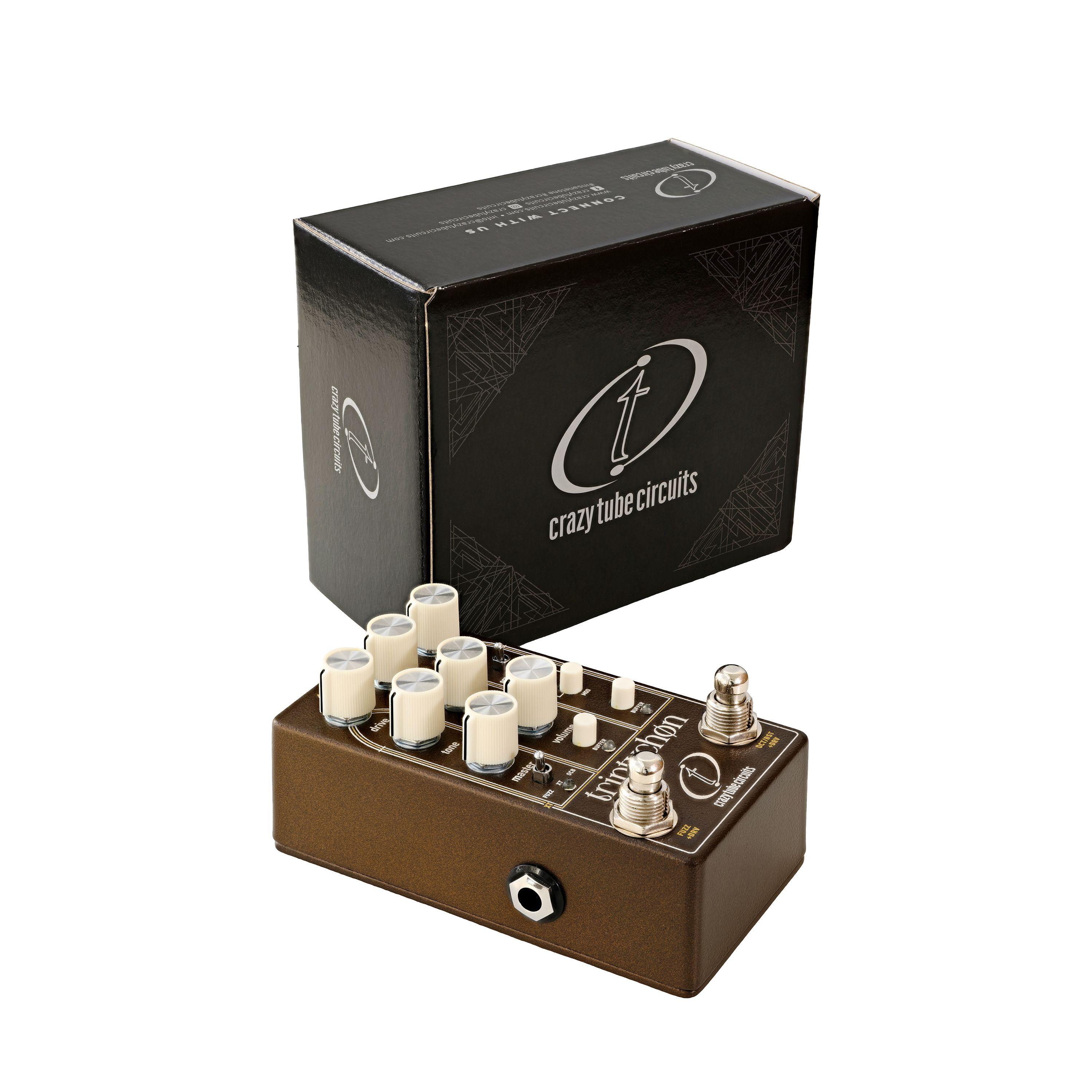 Crazy Tube Circuits TRIPTYCHON Analogue Fuzz Multi-FX Pedal