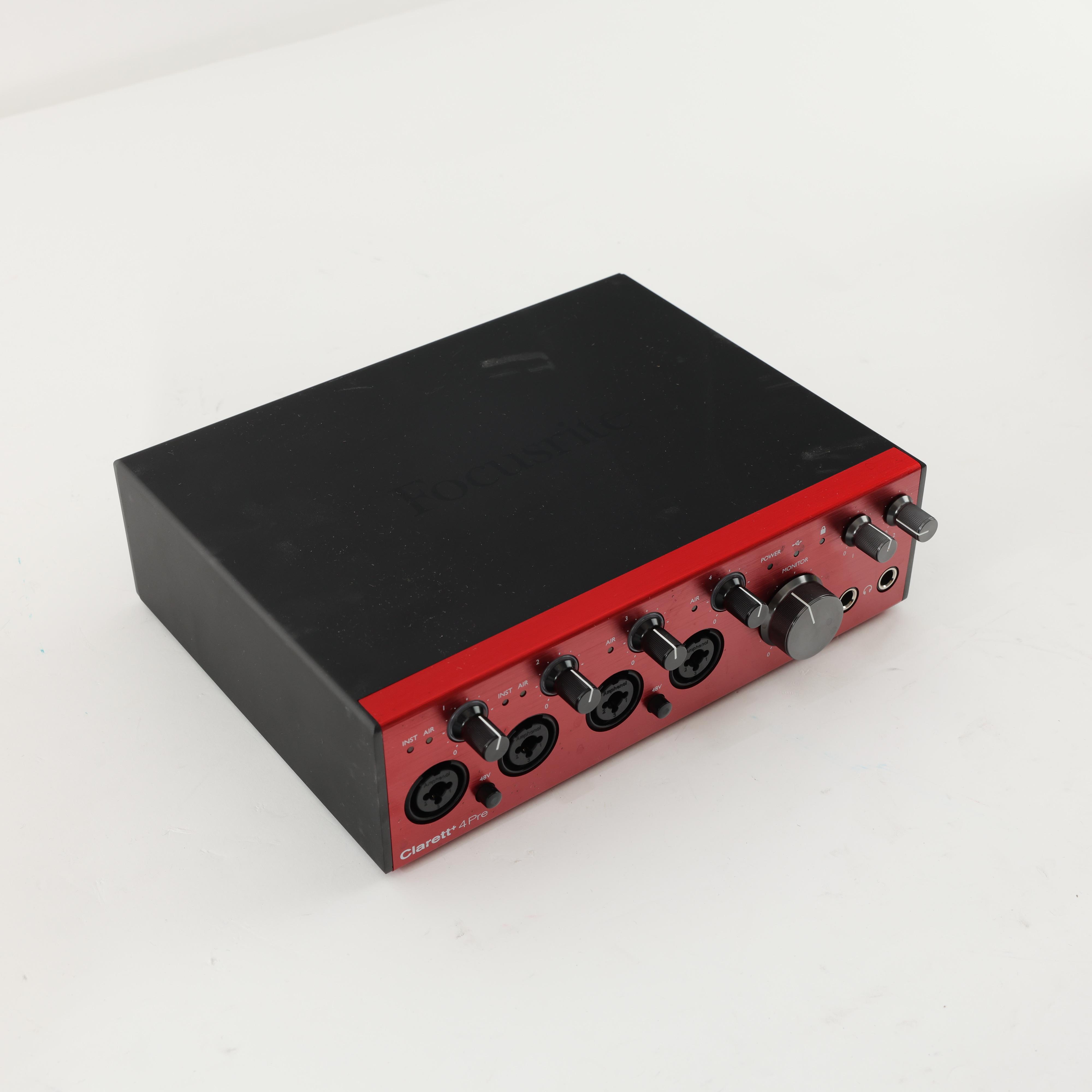 Second Hand Focusrite Clarett+ 4Pre Interface 630 - SH-204-1630 (4).jpg