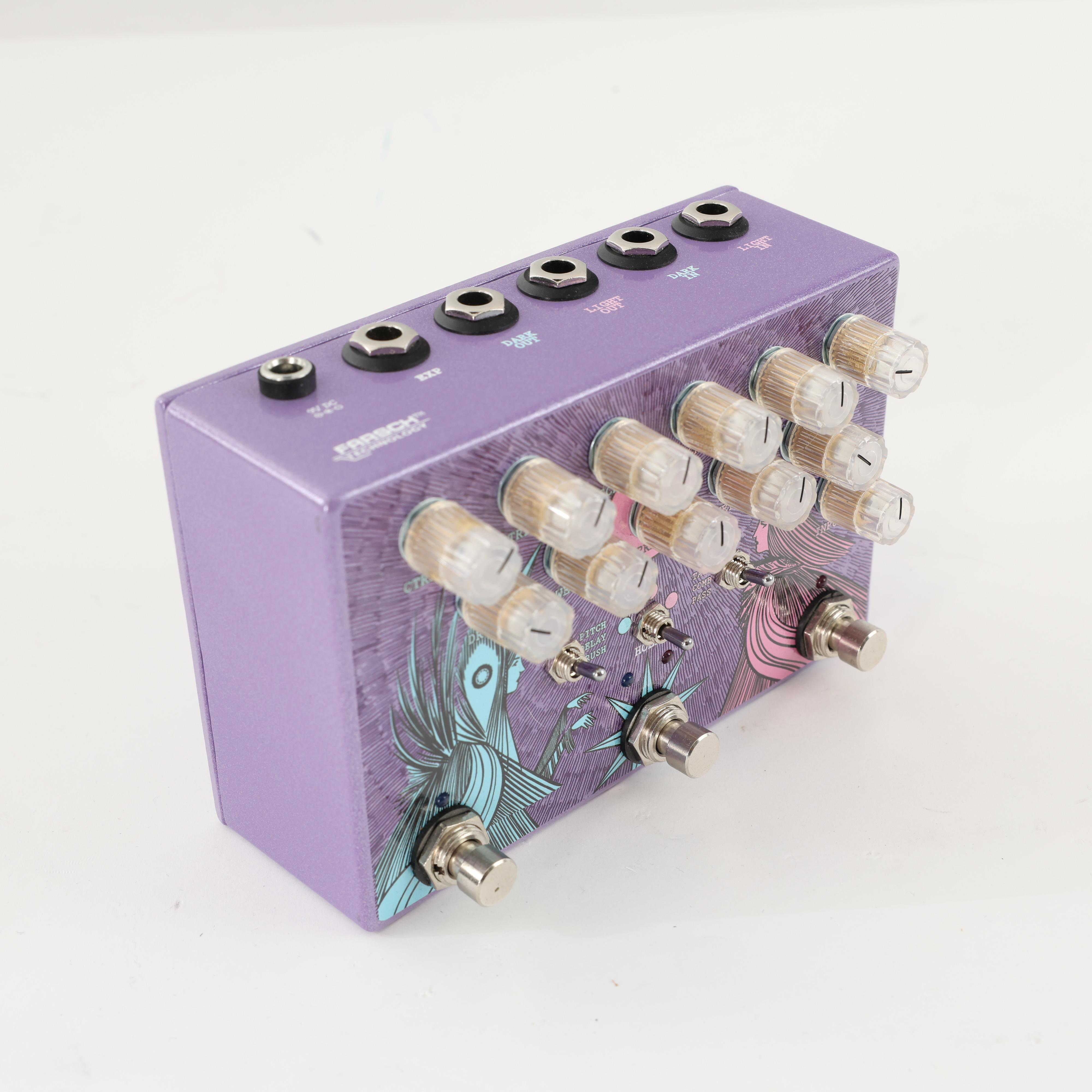 Second Hand Old Blood Dark Light Dual Reverb Pedal 046 - SH-227-1046 (4).jpg