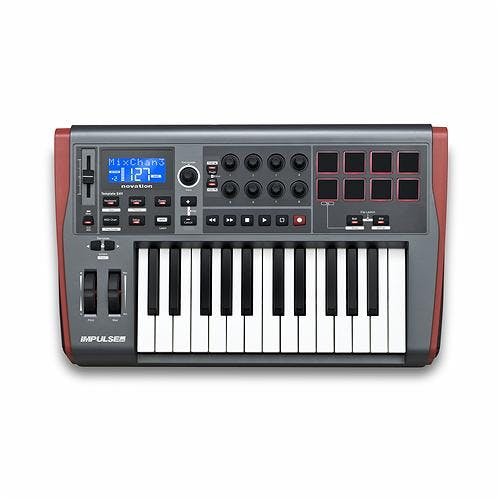Novation Impulse 25 MIDI Keyboard & Controller - 17697-NOVIMP25_super.jpg