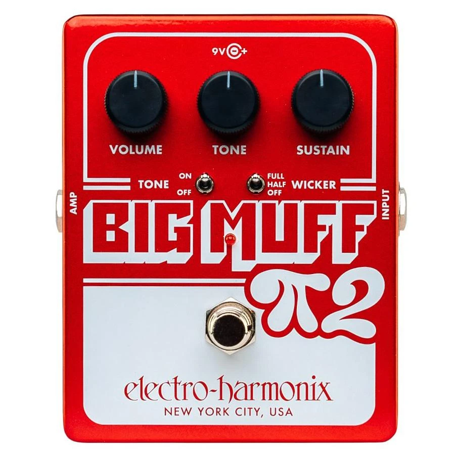 Electro Harmonix Big Muff Pi 2 Dual Op-Amp Fuzz Pedal with Tone Wicker - BIGMUFF2TW-Front.jpg