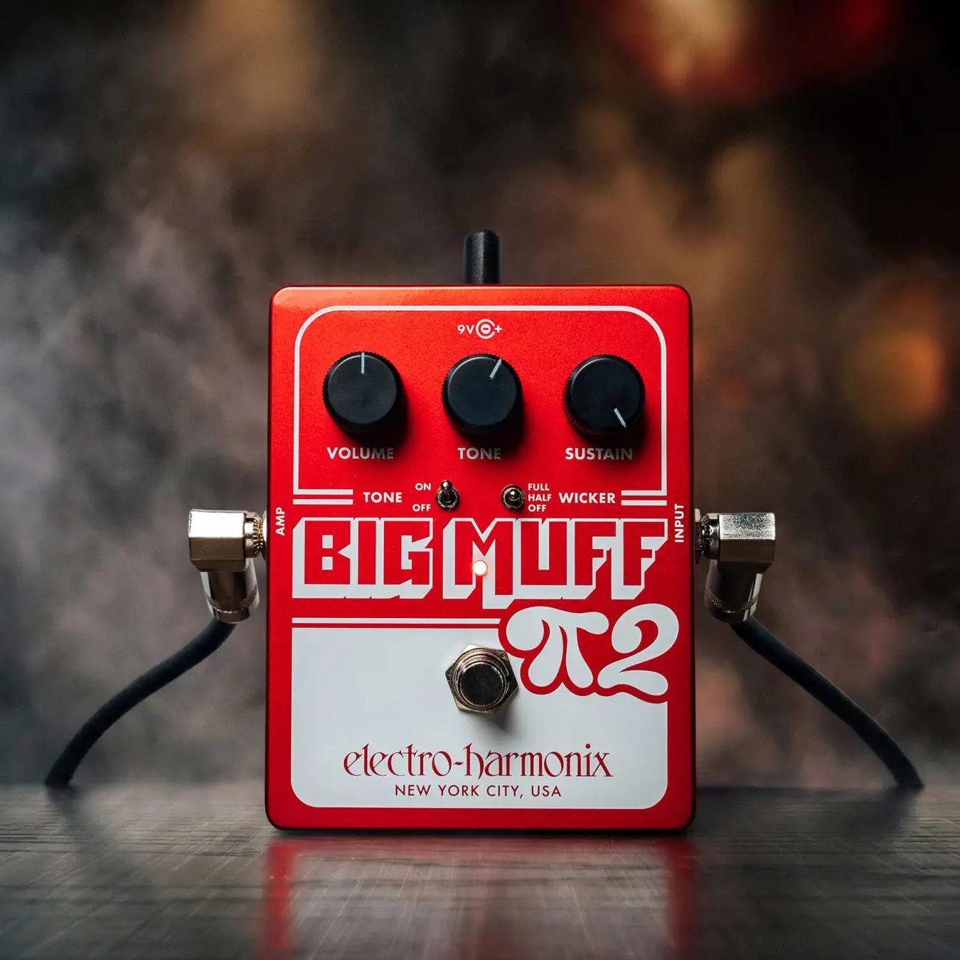 Electro Harmonix Big Muff Pi 2 Fuzz Pedal with Tone Wicker