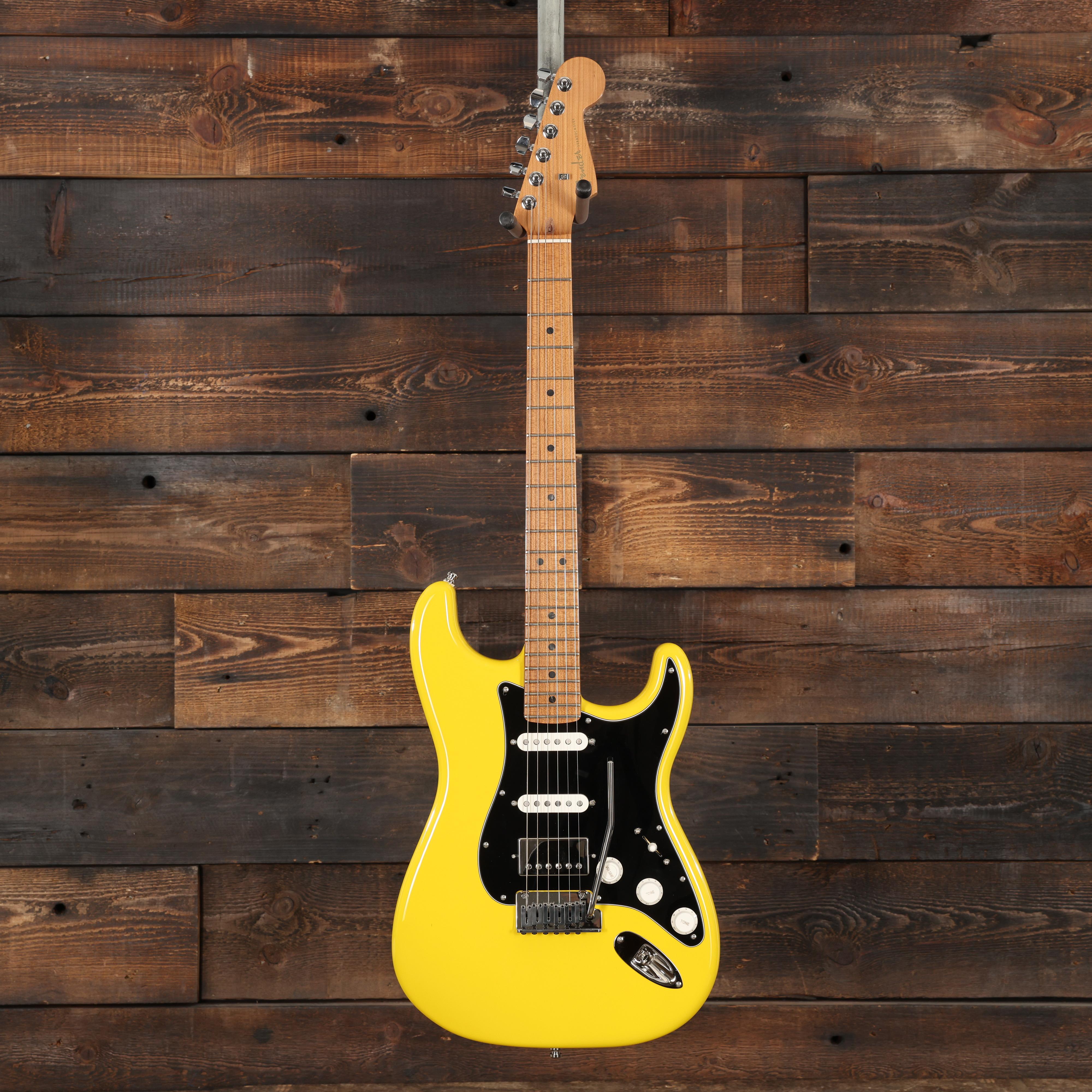 Fender Limited Edition American Ultra II Stratocaster HSS Electric Guitar in Graffiti Yellow - 0179152713-4.jpg