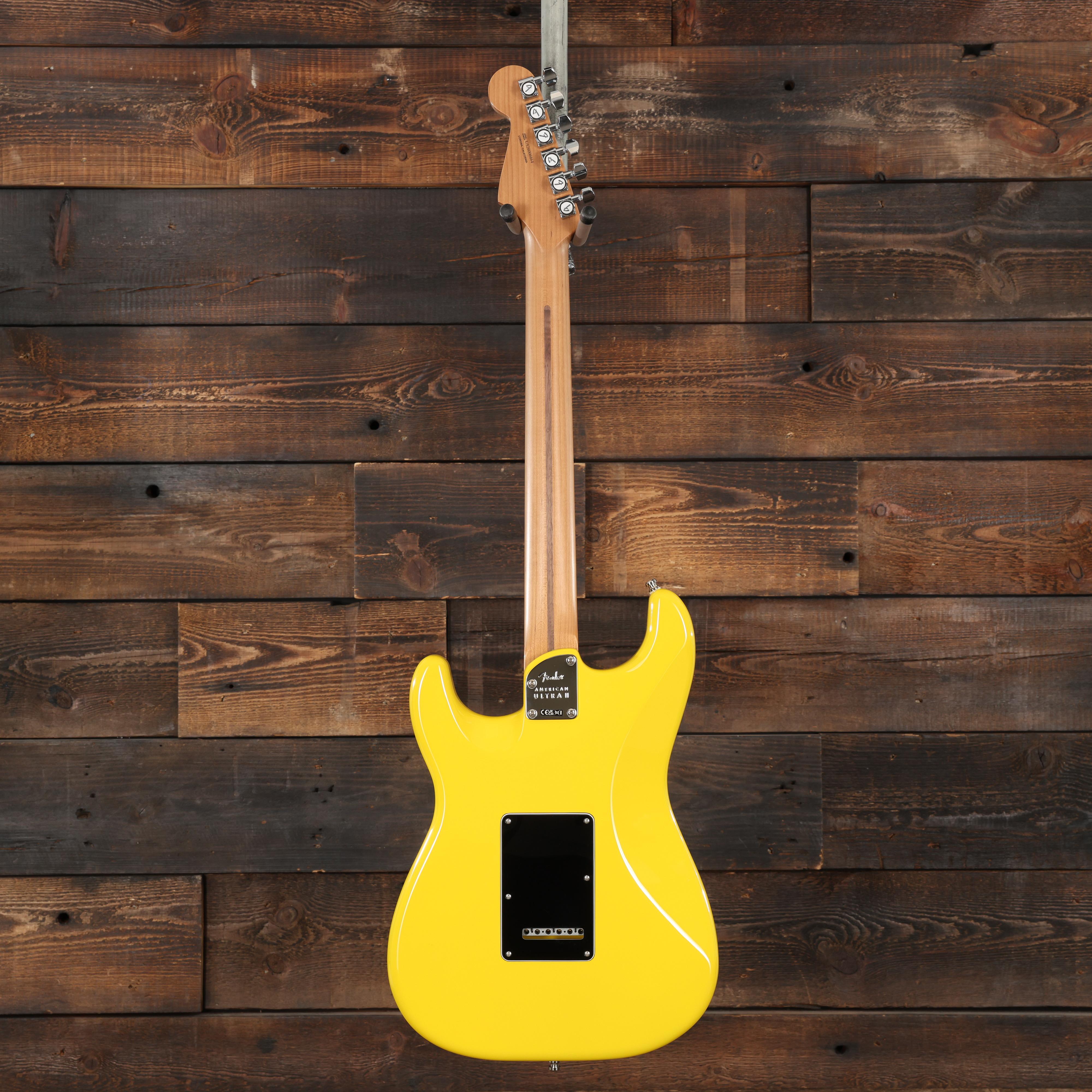 Fender Limited Edition American Ultra II Stratocaster HSS Electric Guitar in Graffiti Yellow - 0179152713-5.jpg