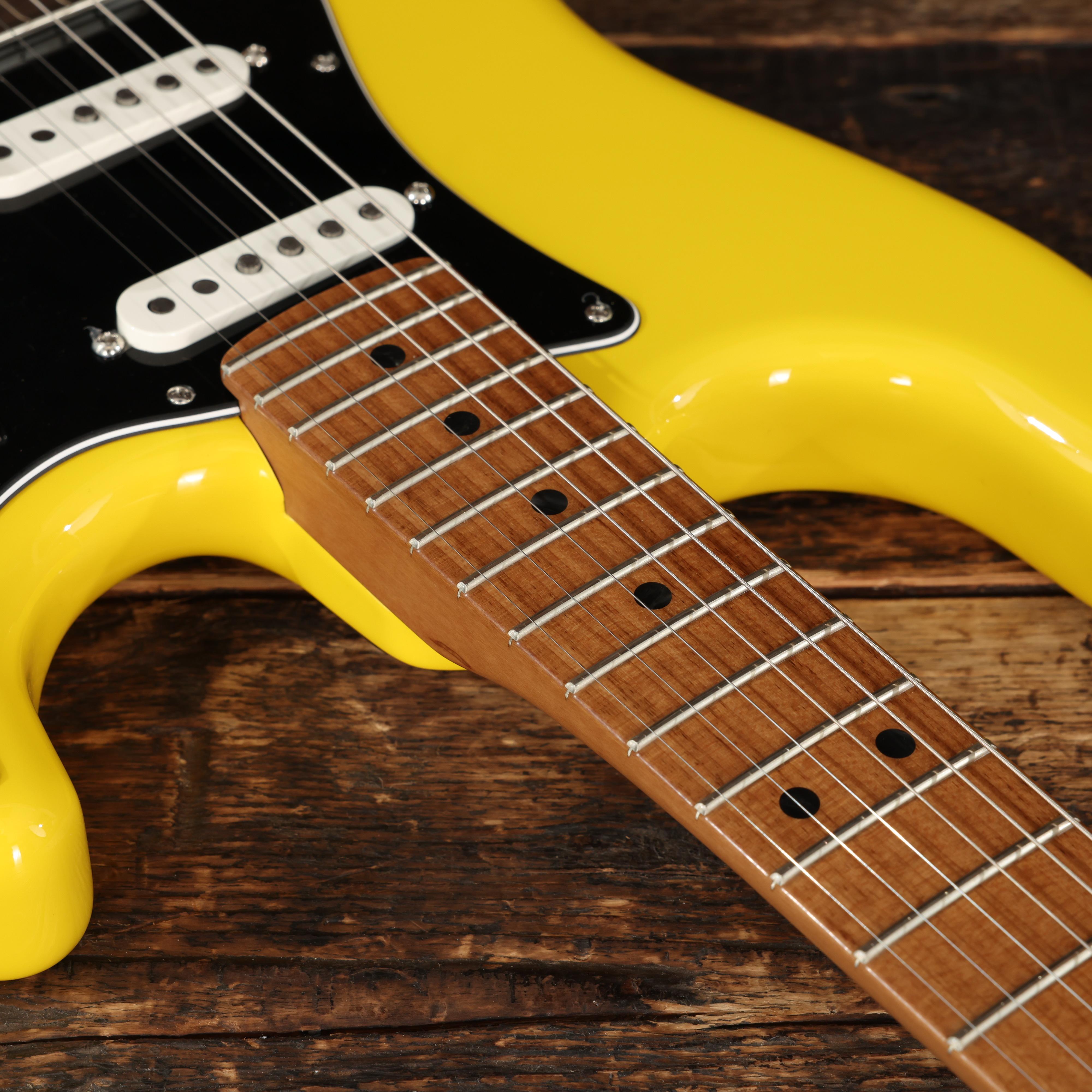 Fender Limited Edition American Ultra II Stratocaster HSS Electric Guitar in Graffiti Yellow - 0179152713-11.jpg