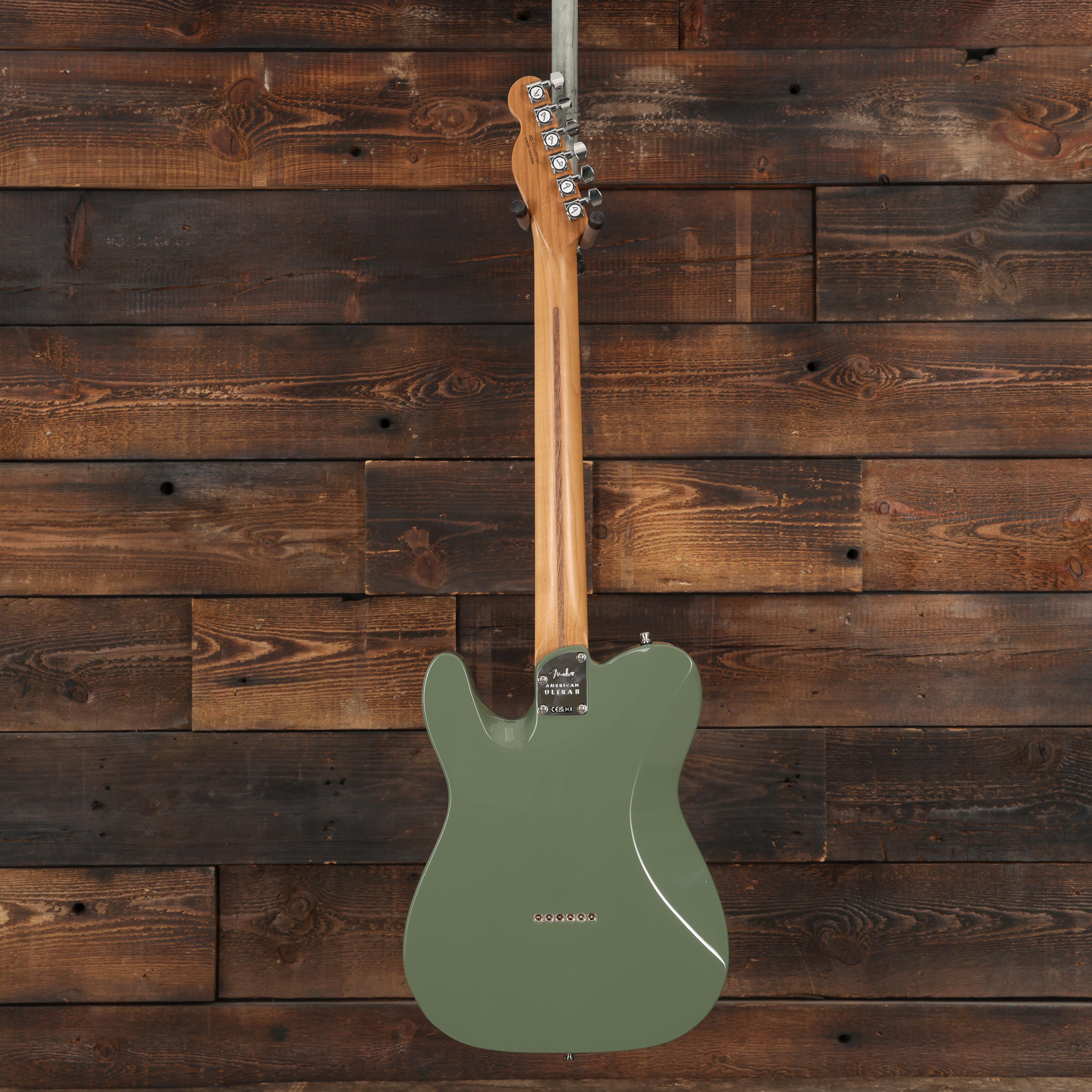Fender Limited Edition American Ultra II Telecaster Electric Guitar in Antique Olive - 0179172720-5.jpg