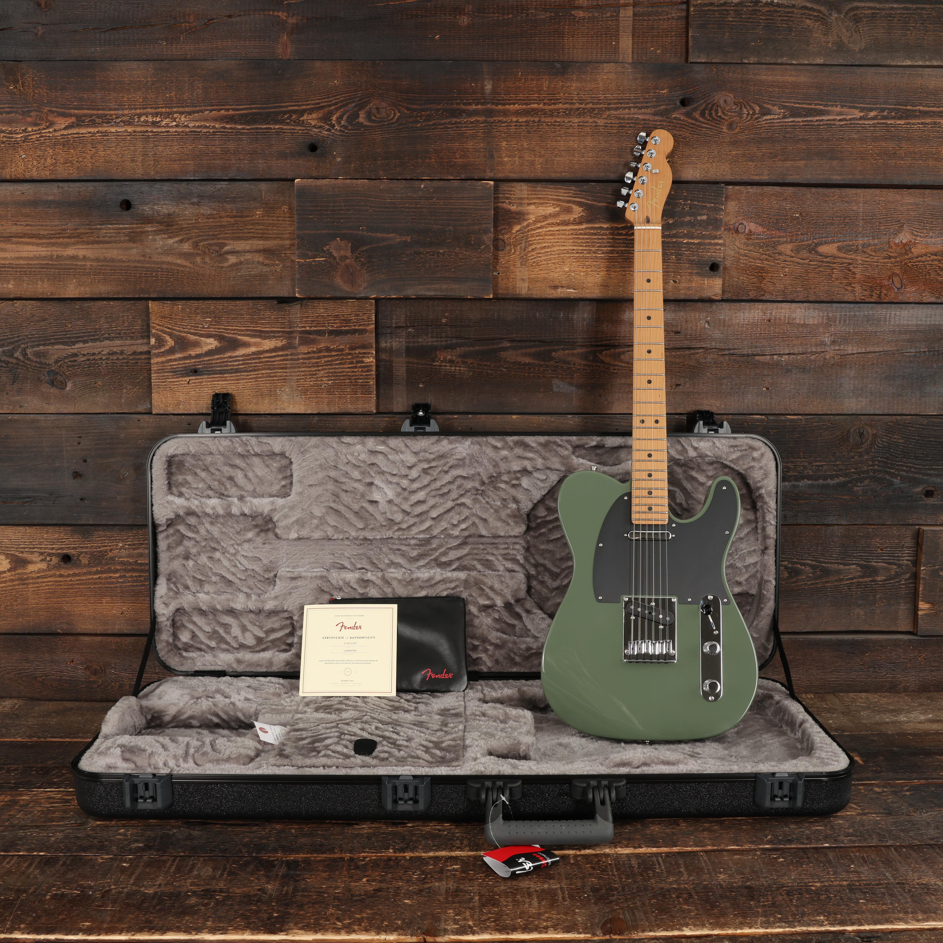 Fender Limited Edition American Ultra II Telecaster Electric Guitar in Antique Olive - 0179172720-3.jpg