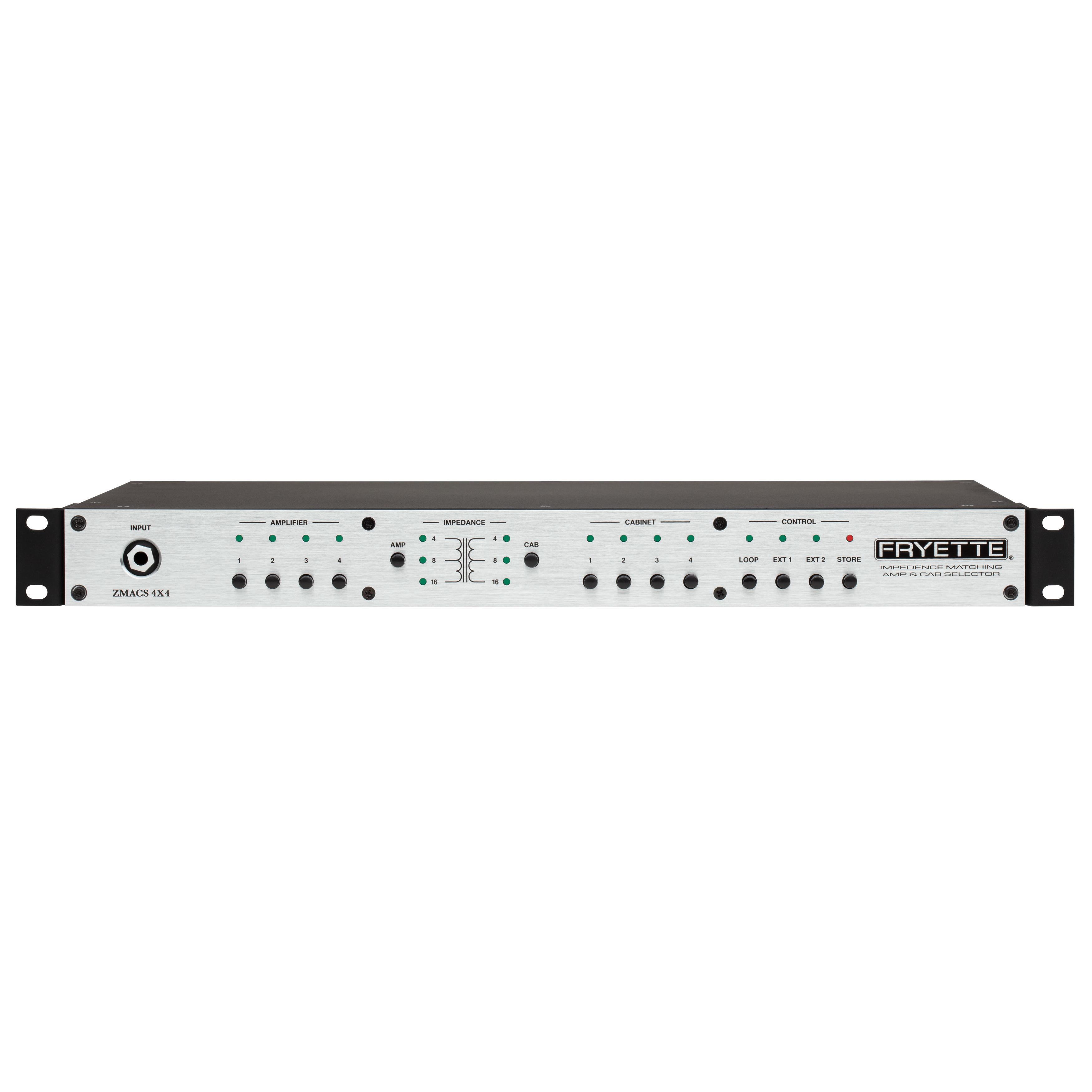 Fryette ZMACS 4X4 Impedance Matching Amp & Cab Selector - ZMACS-Front.jpg