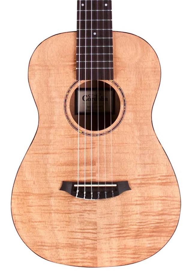 Cordoba Mini II FMH Travel Acoustic Guitar in Flamed Mahogany - CMIIIFMFM-1.jpg