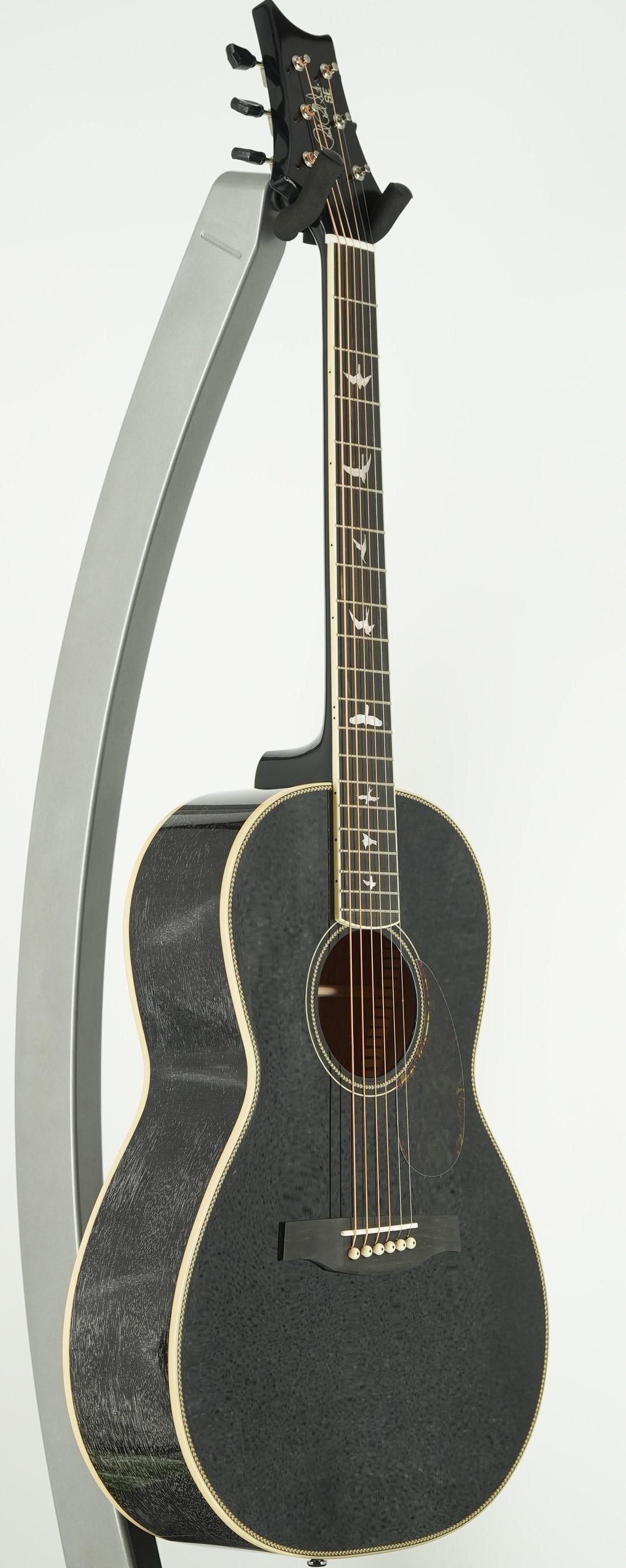 PRS SE P20E Tonare Parlour Electro Acoustic Guitar in Gloss Black