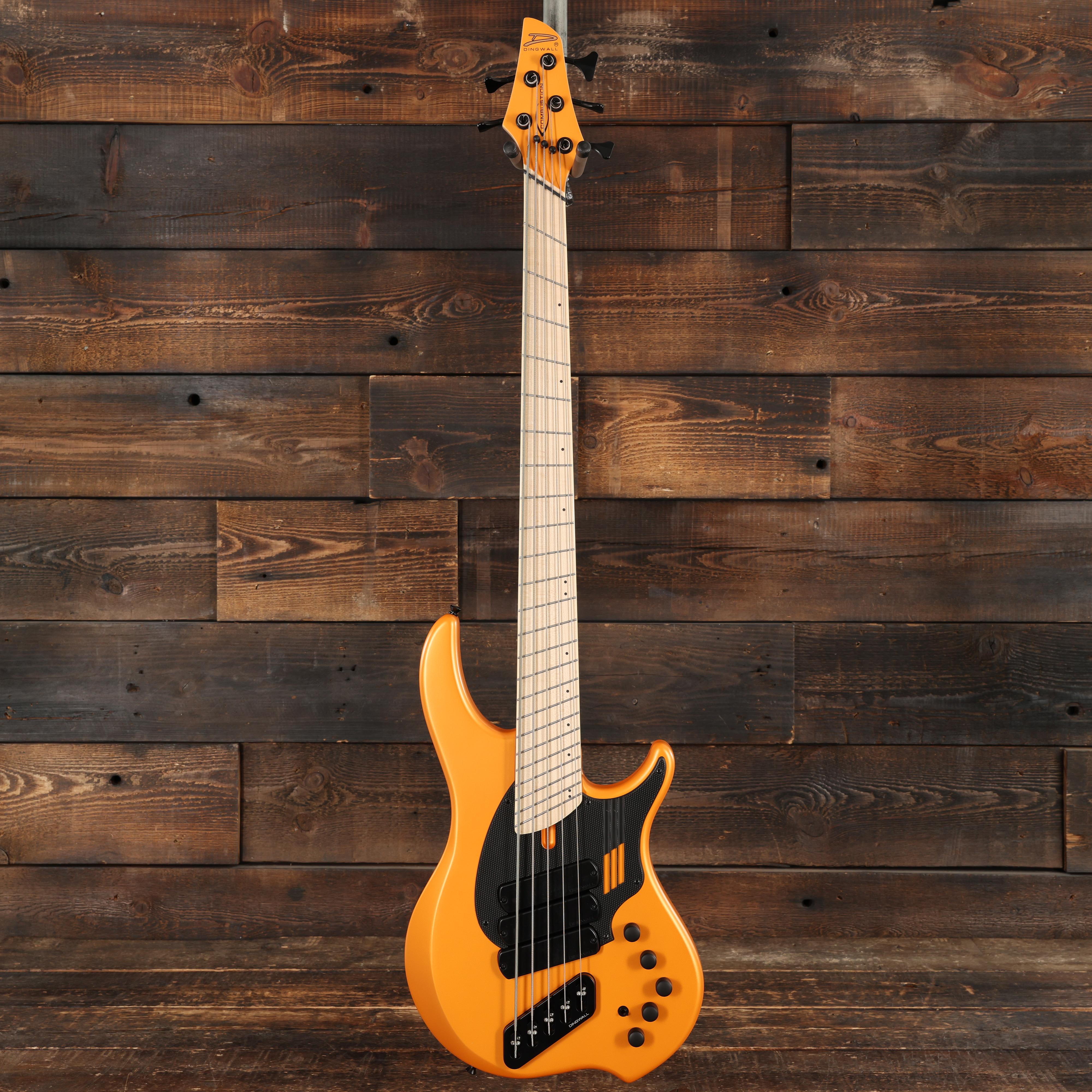 Dingwall NG-3 5-String Bass Guitar in Lamborghini Matte Orange, Maple Fretboard - 20870 (4).JPG