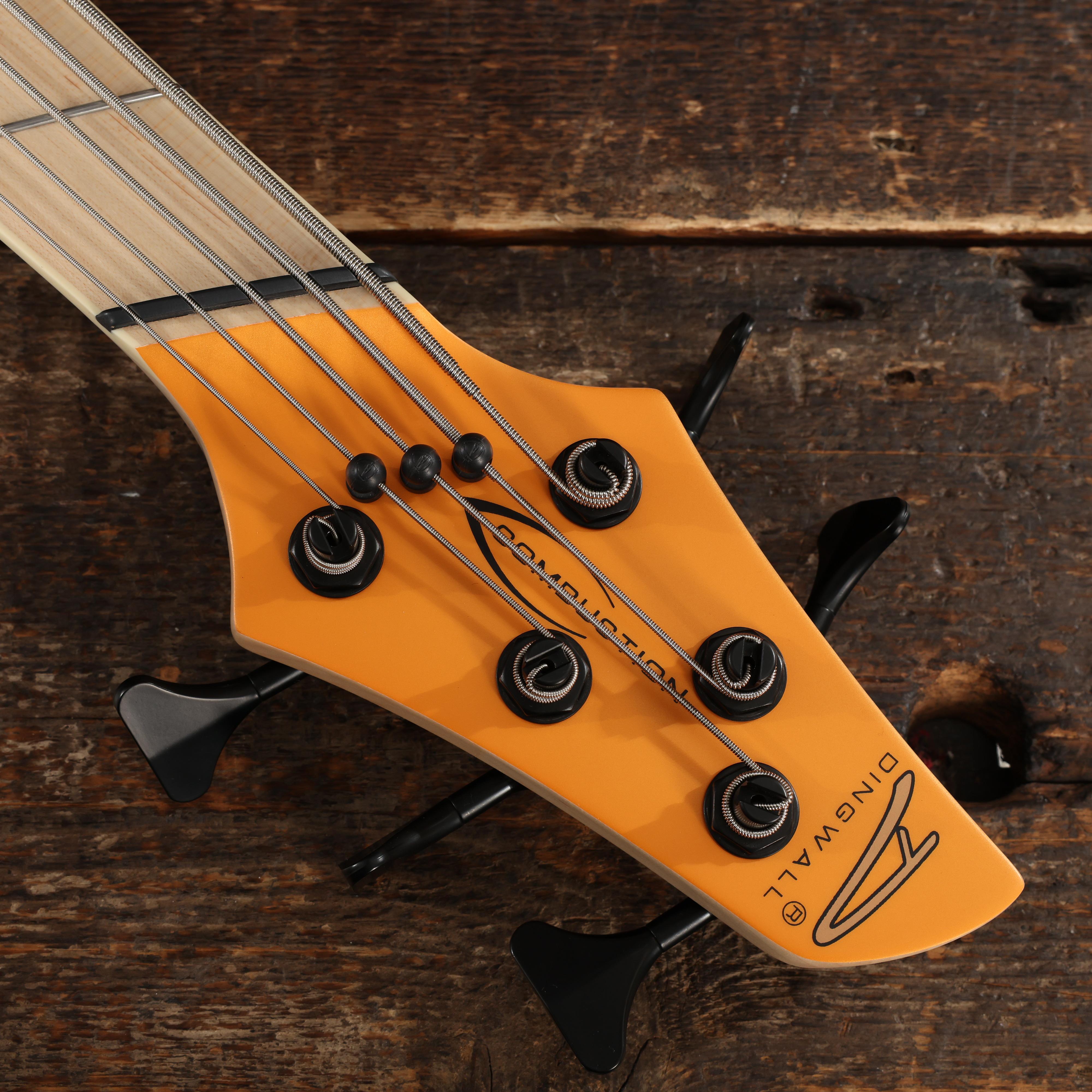 Dingwall NG-3 5-String Bass Guitar in Lamborghini Matte Orange, Maple Fretboard - 20870 (14).JPG