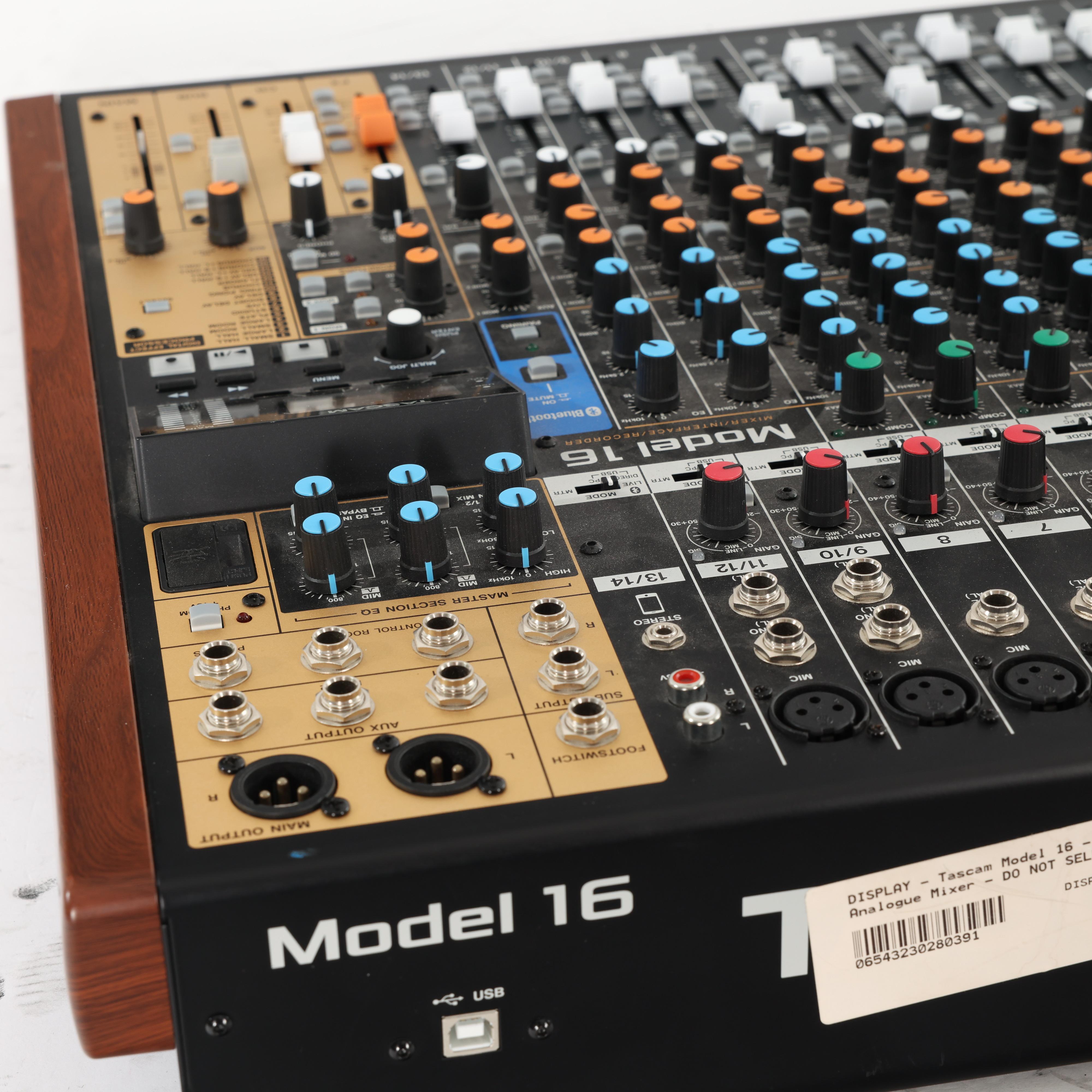 B Stock : Tascam Model 16 14-Channel Analogue Mixer - 015 - B-MODEL16-0015 (6).jpg