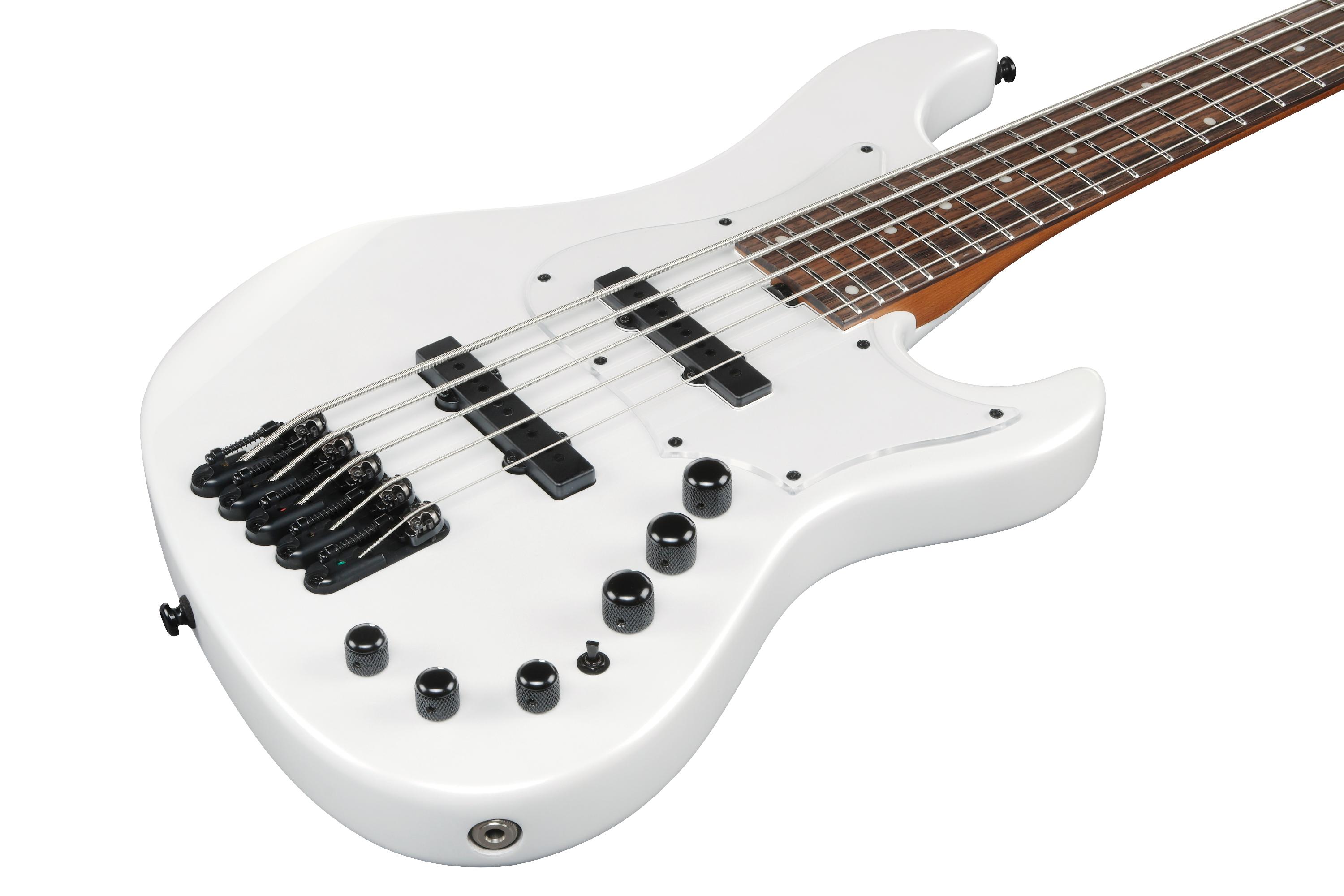 B Stock : Ibanez MDM1005-PW Mode 5-String Bass Guitar in Pearl White - 001 - MDM1005_PW_1P_01_H.jpg