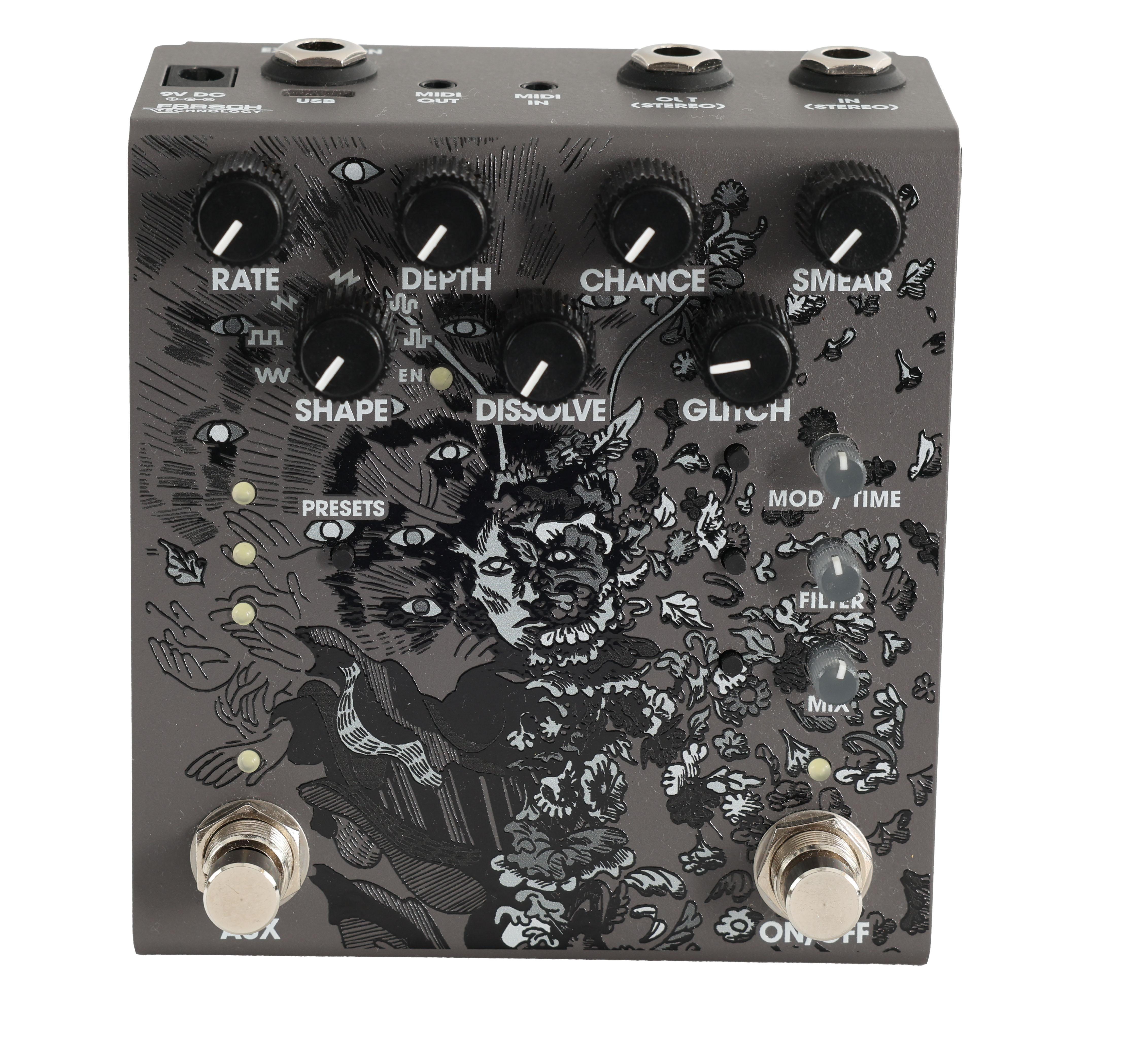 B Stock : Old Blood Noise Endeavors Parting Glitch Delay/Reverb Crushing Modulation Pedal in Stone - 001 - B-OBN-PARTI-0001 (2).jpg