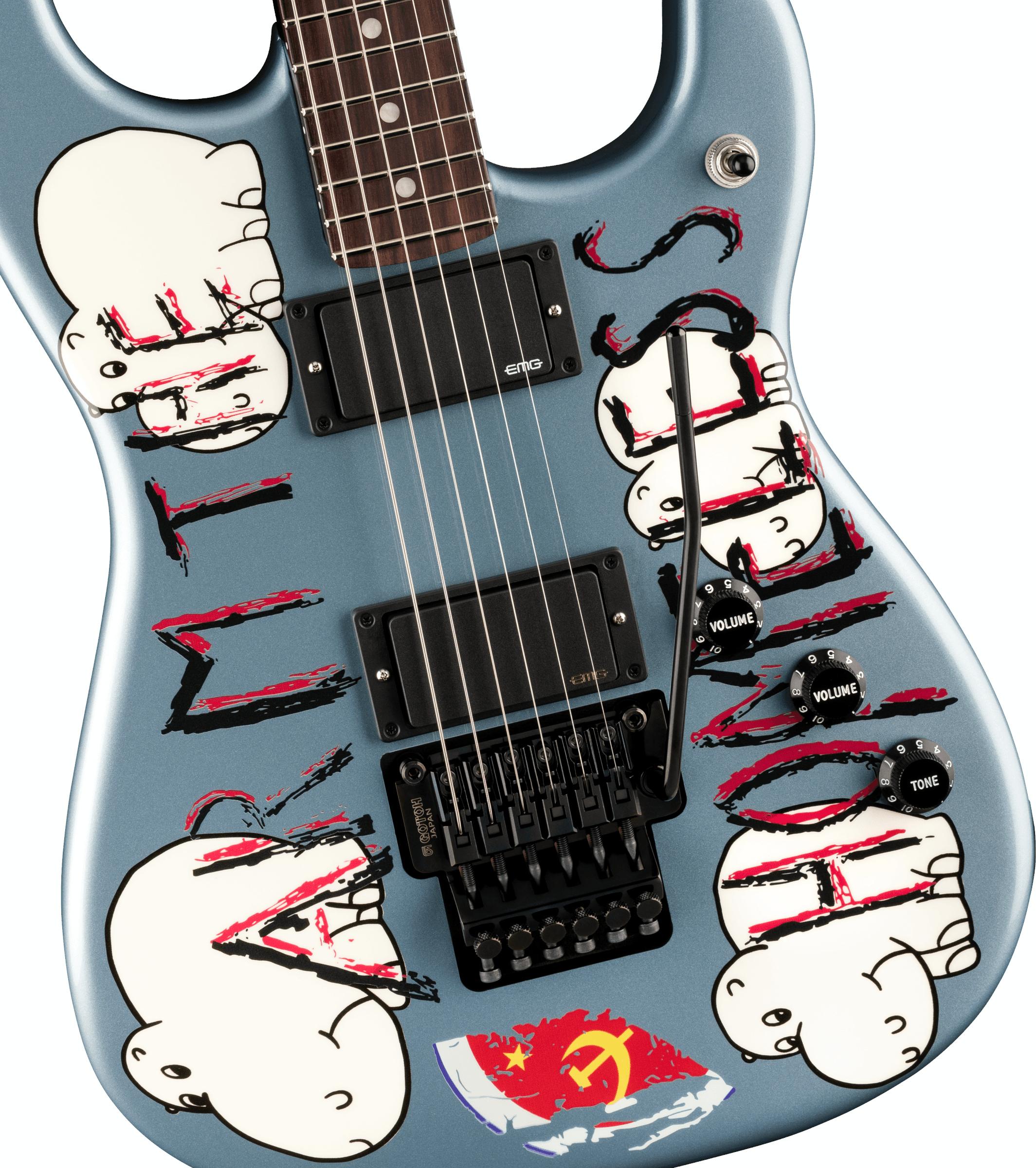 B Stock : Fender Tom Morello Arm The Homeless Stratocaster in Rosewood - 001 - 0140360783-Detail.jpg