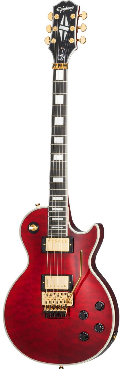 B Stock : Epiphone Artist Alex Lifeson Signature Les Paul Custom Axcess Electric Guitar in Ruby - 003 - EILPACQALRUBGH1-Epiphone-Alex-Lifeson-Les-Paul-Custom-Axcess-Ruby.jpg