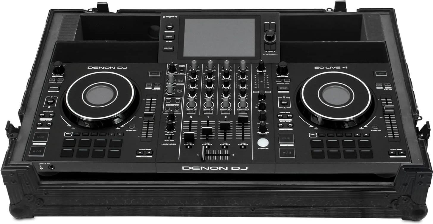 UDG FlightCase Denon DJ SC Live 4 + Wheels in Black - U91081BL (1).jpg