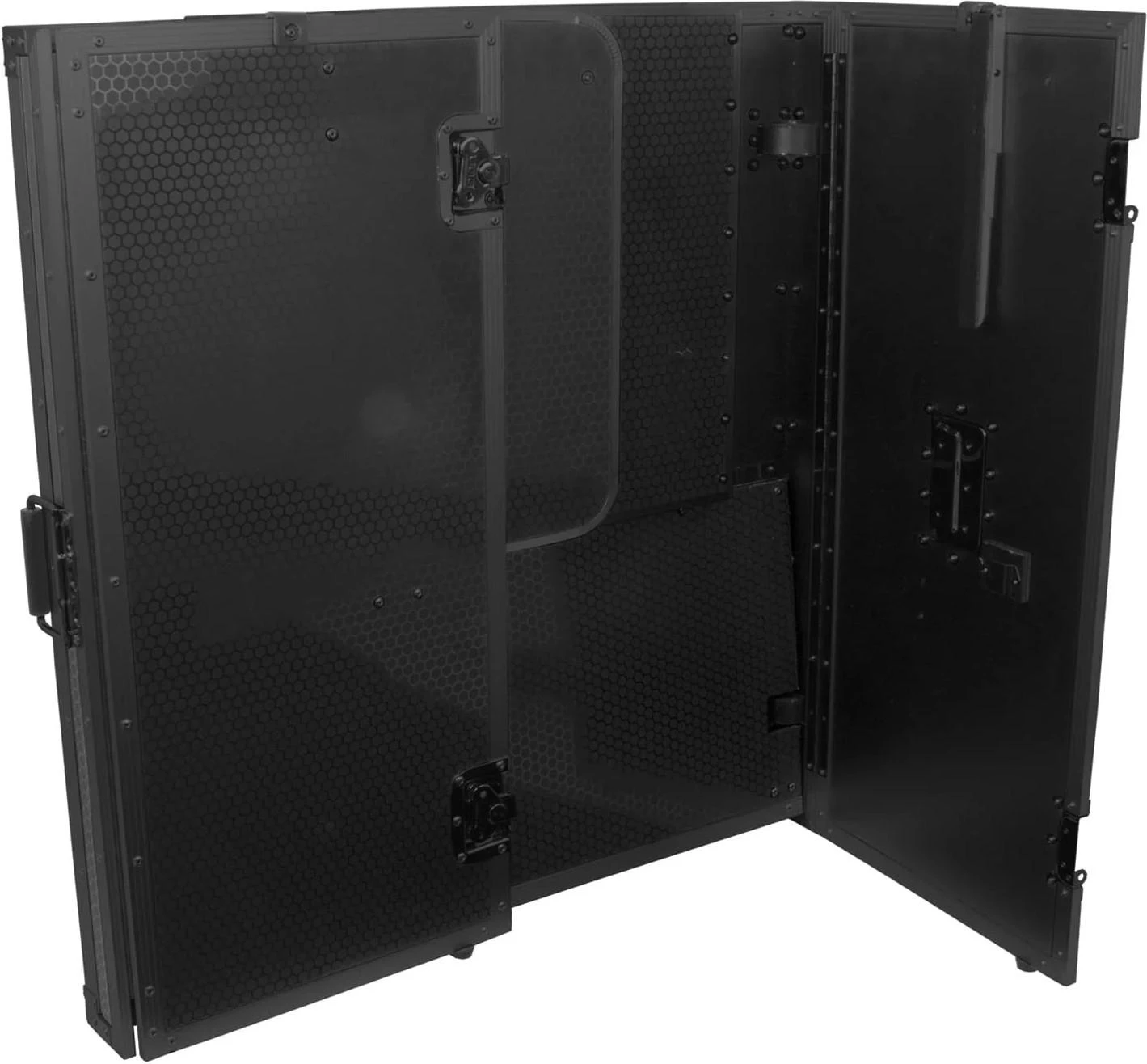 UDG FlightCase Fold Out DJ Table + Wheels in Black MK2 - U91049BL2 (6).jpg