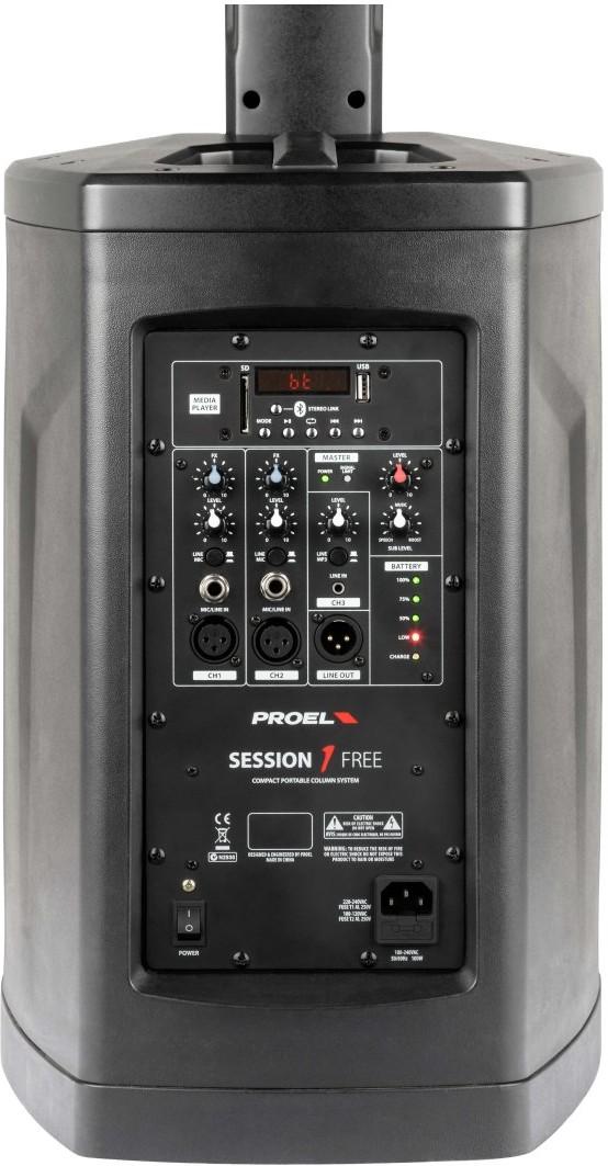 Proel - Session 1 X Free Li-ion Battery Powered Column PA - SESSION1XFREE (9).jpg