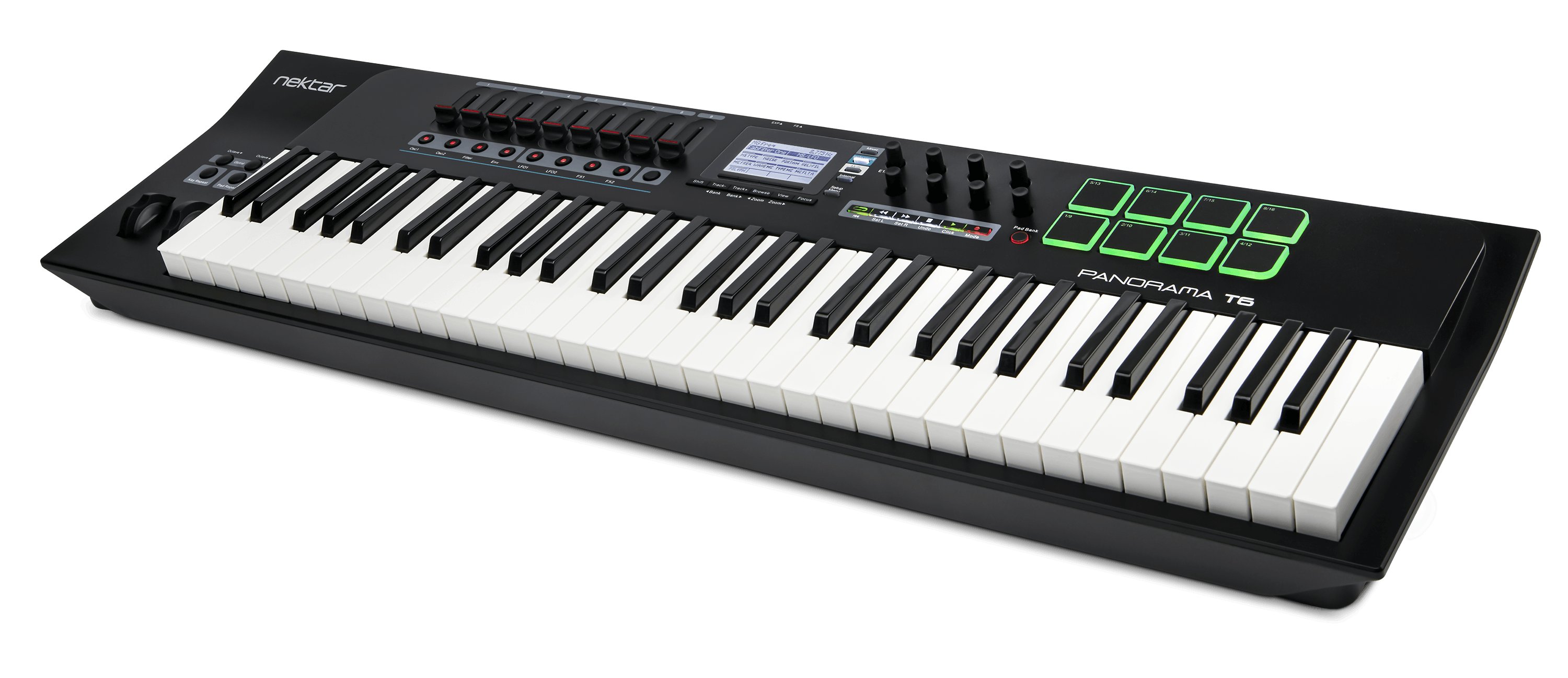 Nektar Panorama T6 - 61 Note Advanced MIDI Keyboard & Controller - 286059-T6_Right_angle.jpg