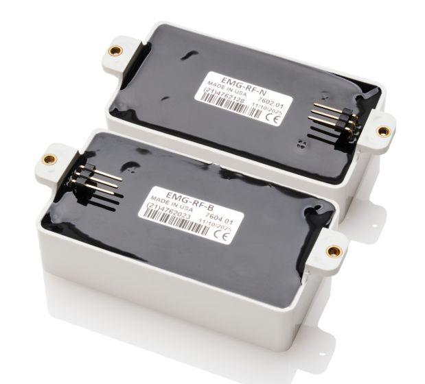 EMG Richie Faulkner Custom 57/66 Falcons RF Pickup Set with F Spacing in White - emg-rf-set-wht-bk.jpg