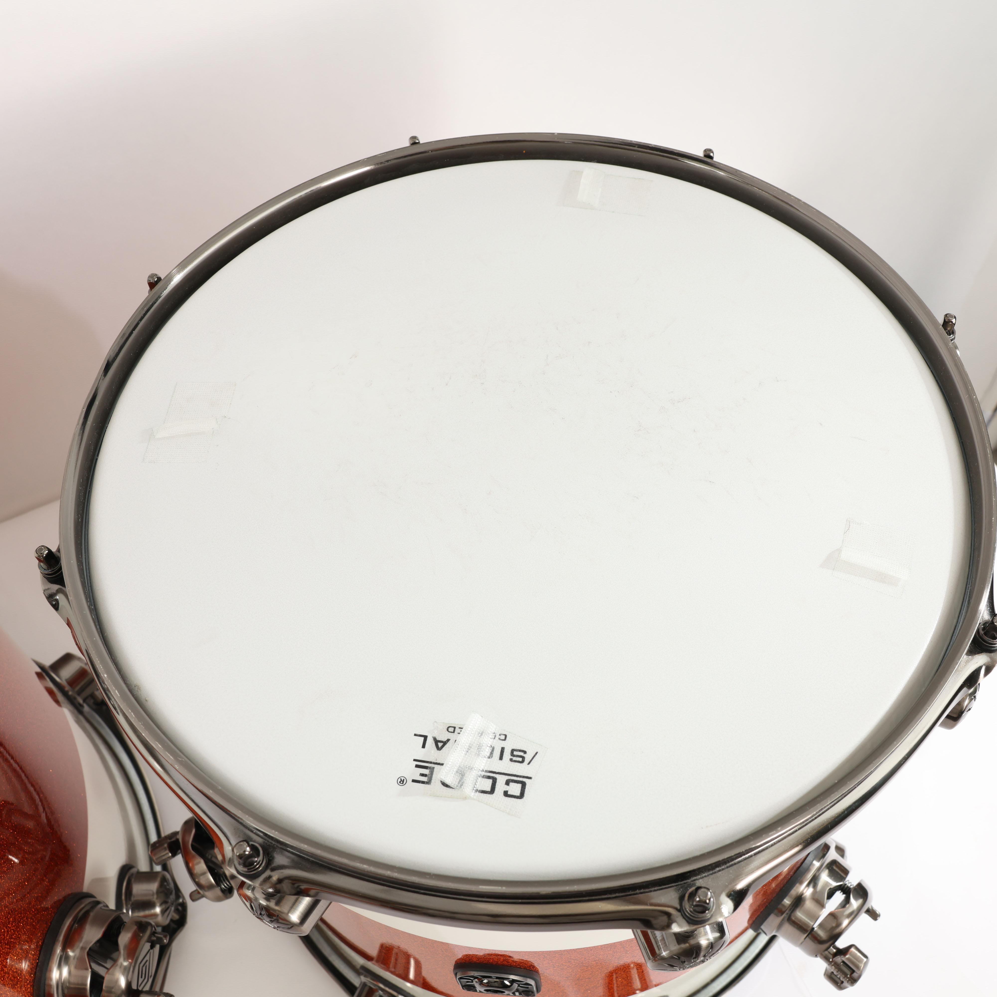 Second Hand Natal Originals Maple Drum Kit in White & Orange Glitter 044 - SH-221-0044 (5).jpg