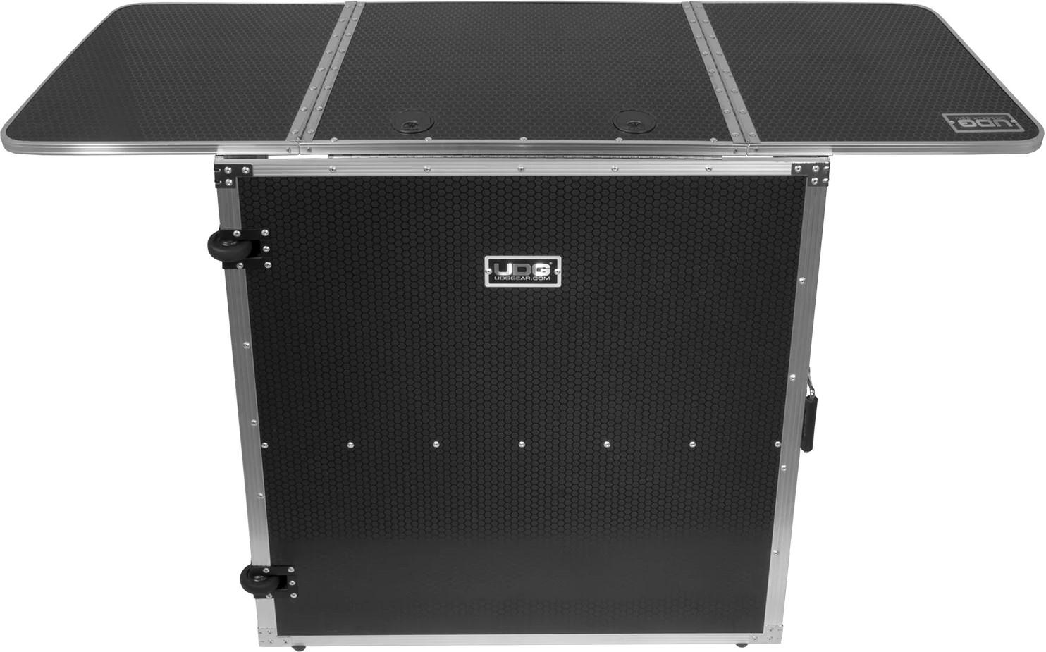 UDG FlightCase Fold Out DJ Table + Wheels MK2 in Silver - U92049SL2 (1).jpg