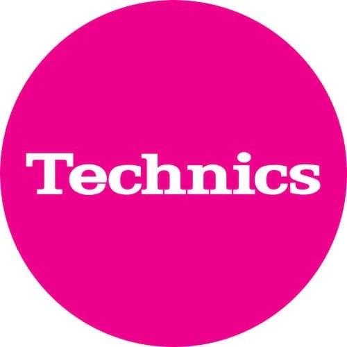 Technics Slipmat Simple 5: White On Pink - 60654 (1).jpg