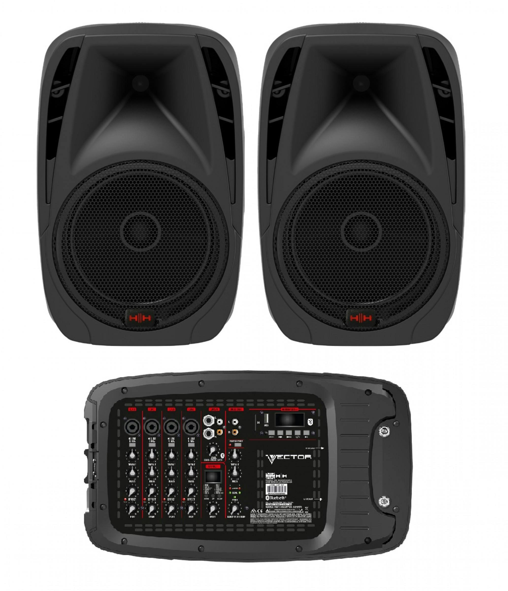 B Stock : VECTOR by HH VRC-210 - Portable PA system - 2x500W - 6 channel mixer with Bluetooth and FX - 002 - 458512-VRC-210_Main.jpg
