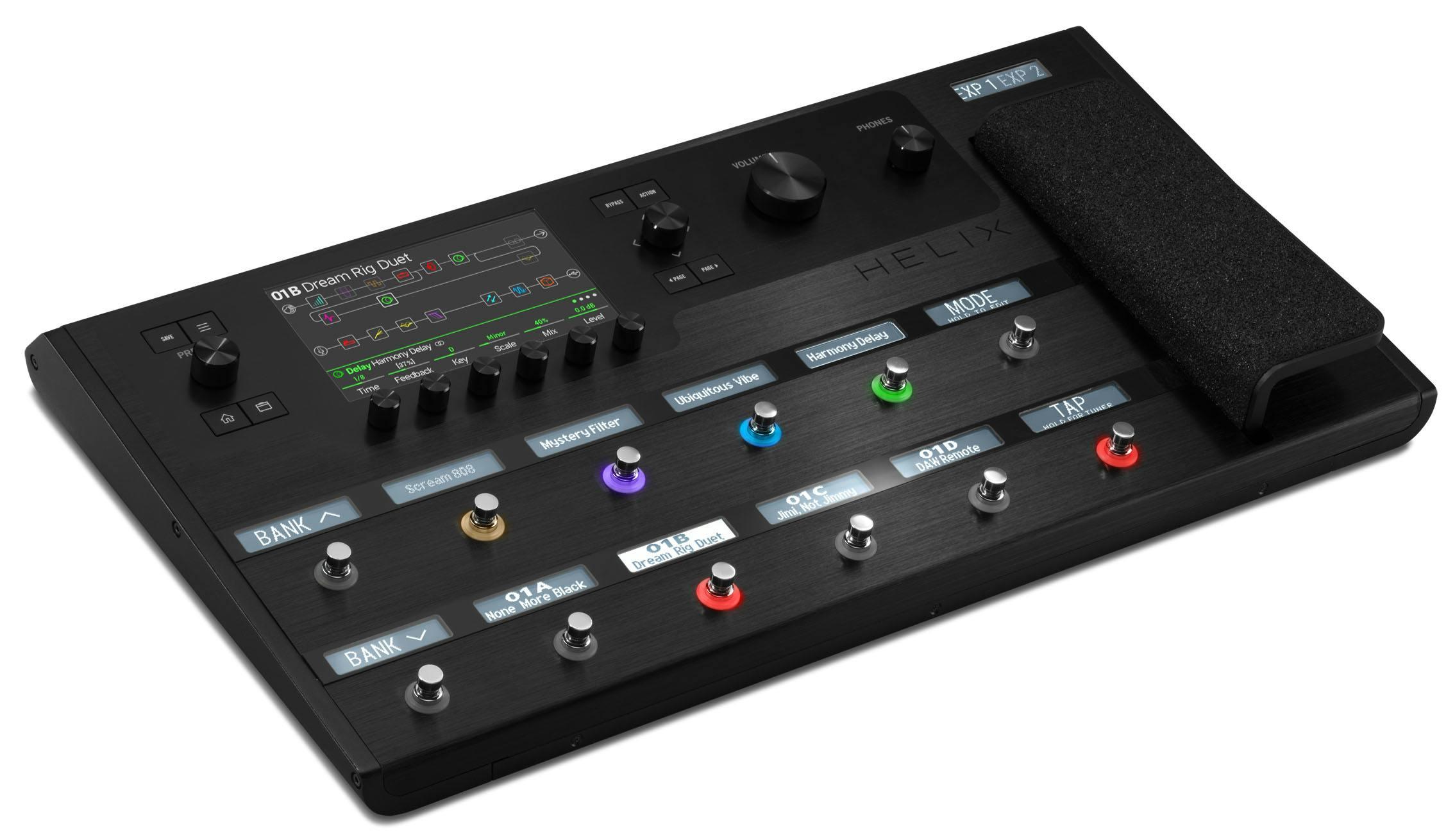 B Stock : Line 6 Helix Floor Amp & FX Modelling Pedal - 021 - 85547-Helix-3qtrLeft_sl.jpg
