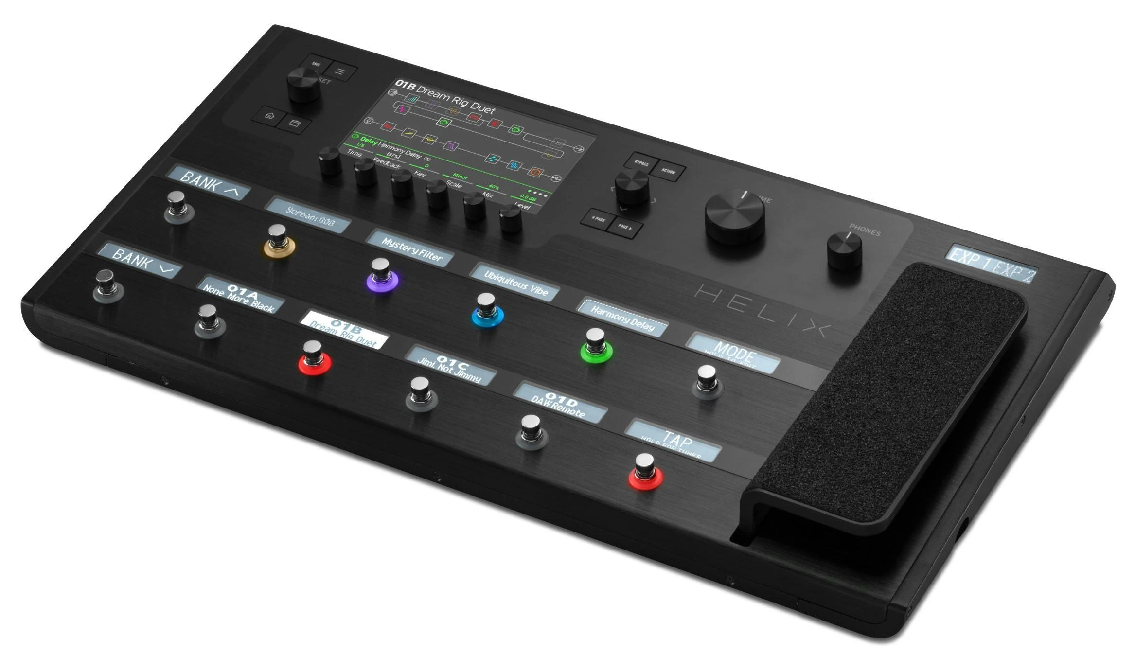 B Stock : Line 6 Helix Floor Amp & FX Modelling Pedal - 021 - 85548-Helix-3qtrRight_sl.jpg