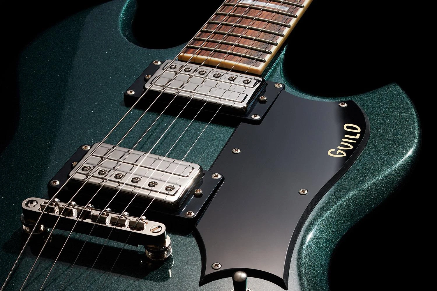 Guild Polara Deluxe Electric Guitar in Kingswood Green - GPODELUKGX-5.jpg