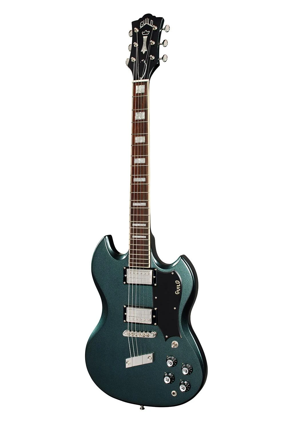 Guild Polara Deluxe Electric Guitar in Kingswood Green - GPODELUKGX-8.jpg