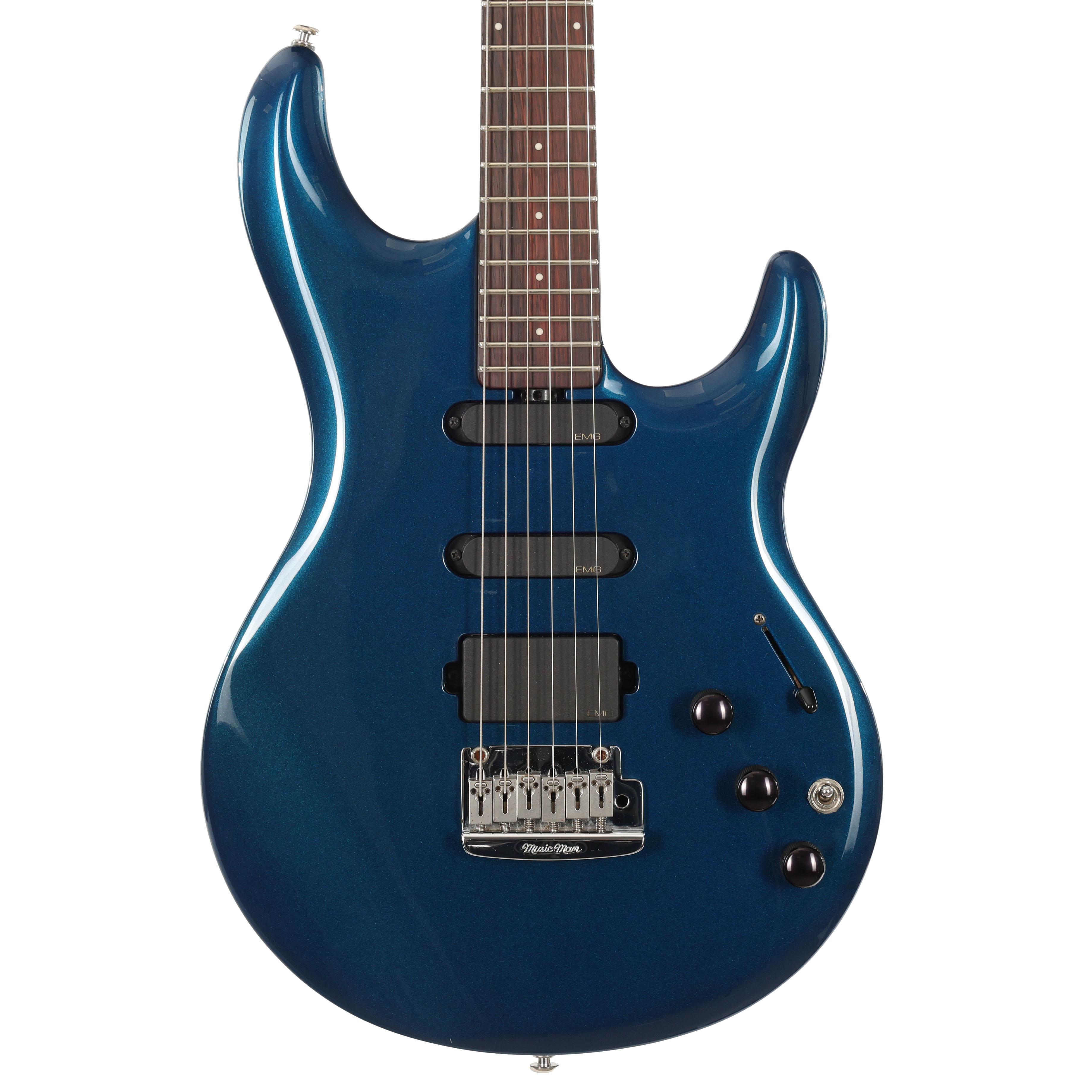 Second Hand Ernie Ball Music Man Luke II Candy Blue Piezo 480 - SH-114-2480 (2).jpg