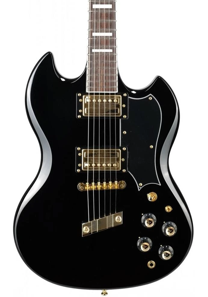 Guild Polara Kim Thayil Electric Guitar in Black - GPOKITHBK-1.jpg