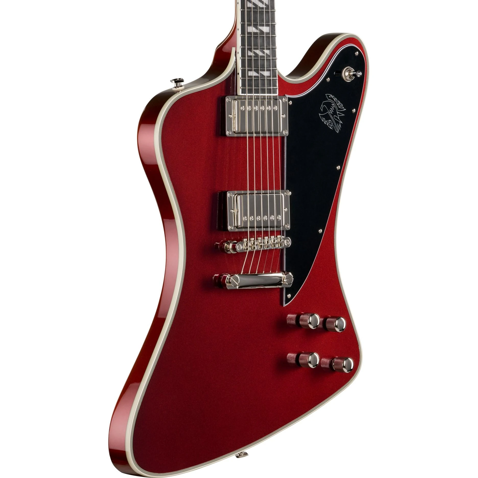 Epiphone Futura Firebird Custom Electric Guitar in Midnight Ember Shift - EIFFBCMESNH-Left.jpg
