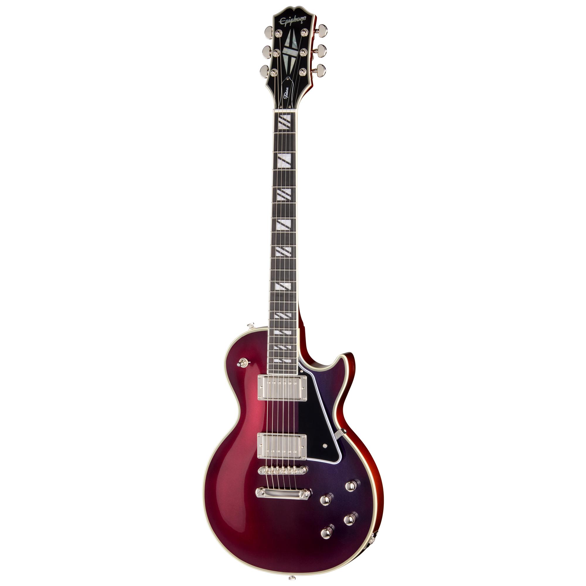 Epiphone Futura Les Paul Custom Electric Guitar in Midnight Ember