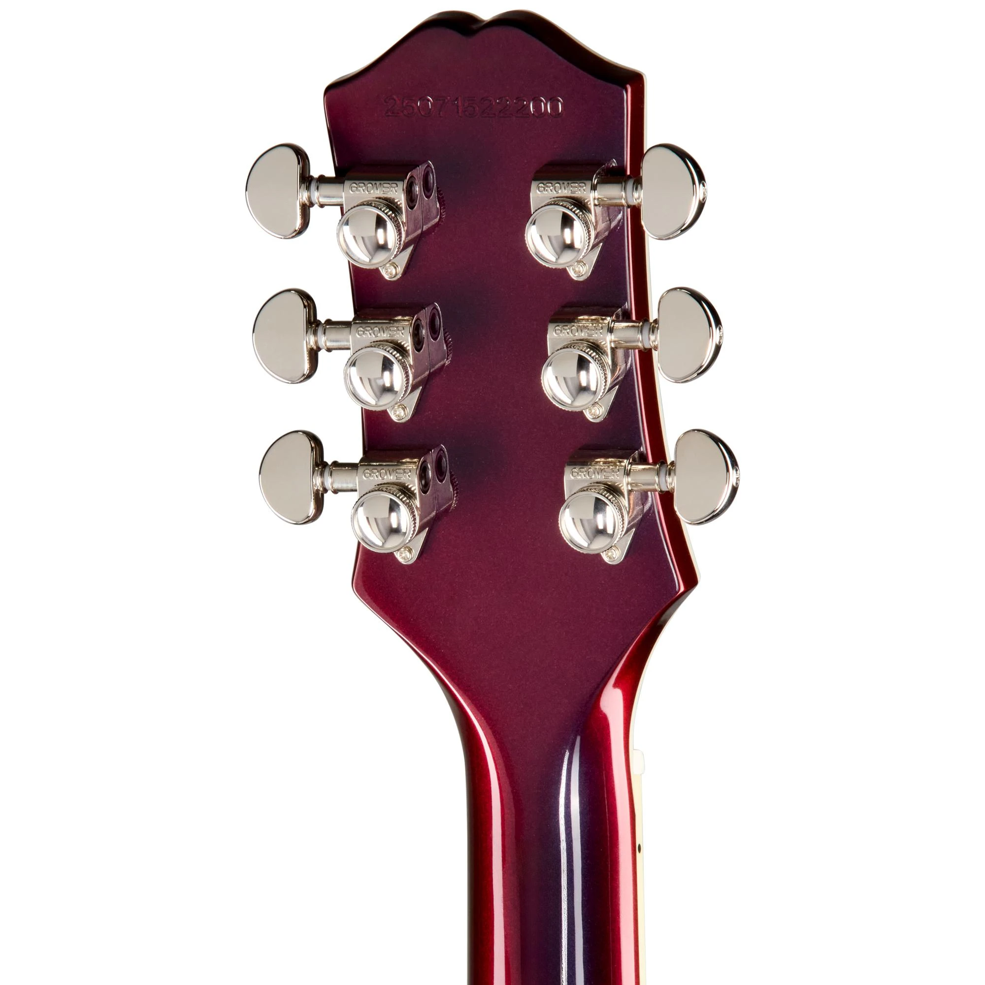 Epiphone Futura Les Paul Custom Electric Guitar in Midnight Ember Shift - EIFLPCMESNH-Headstock-Back.jpg