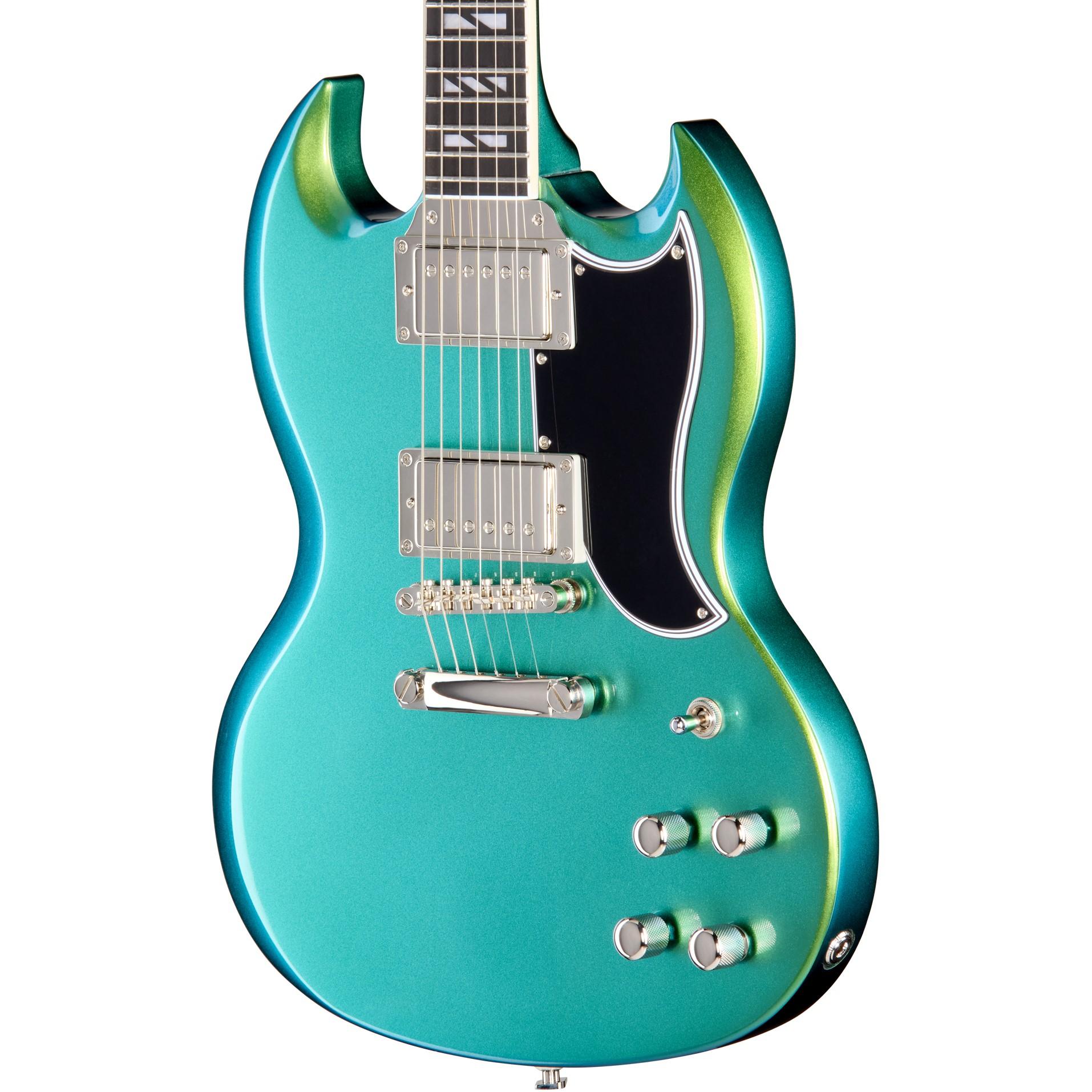 Epiphone Futura SG Custom Electric Guitar in Dragonfly Shift - EIFSGCDFSNH-Right.jpg