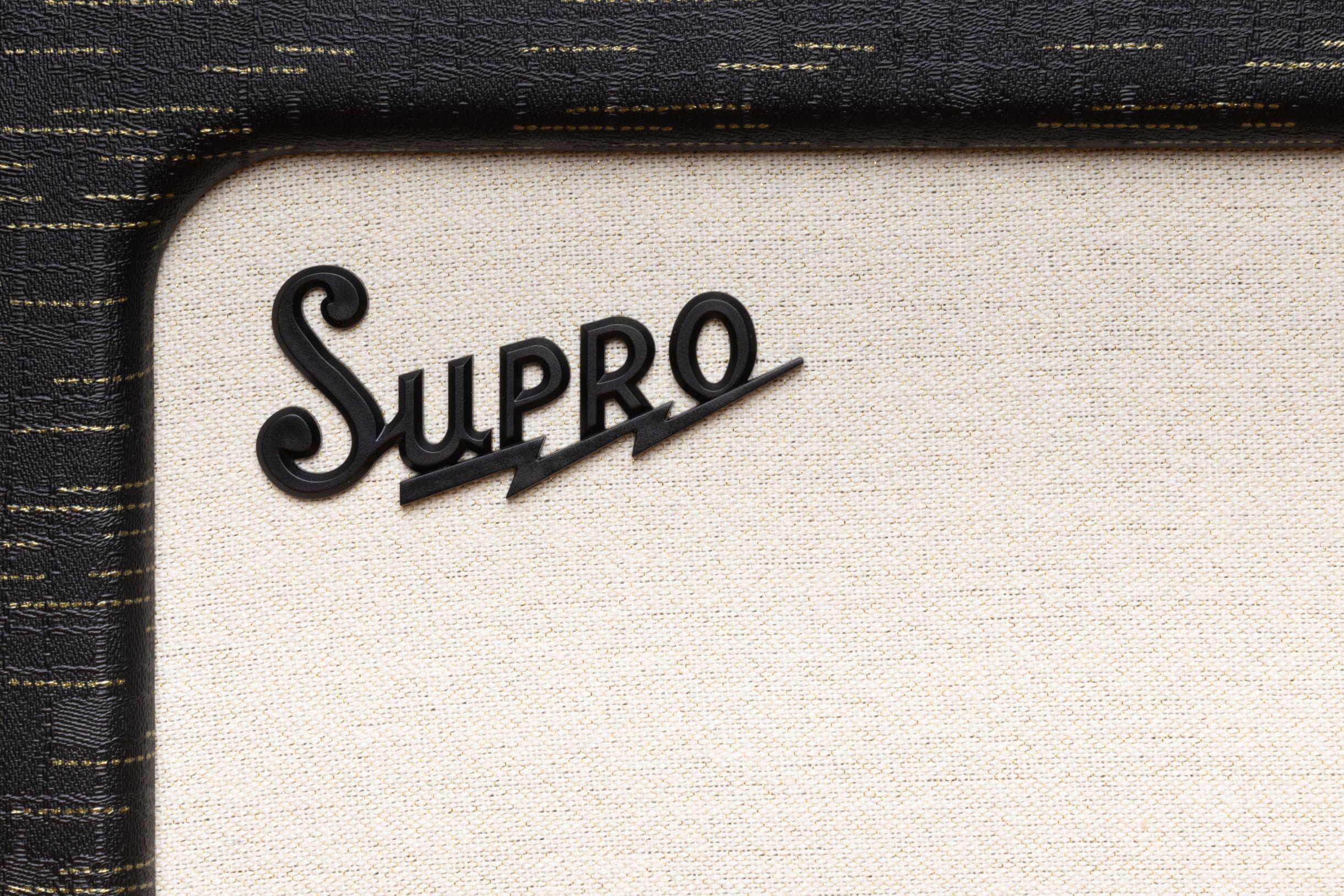 Supro Custom USA Delegate 25w 1x12" Electric Guitar Combo in Burgundy Gold Scandia  - 1620RCBUR-2.jpg