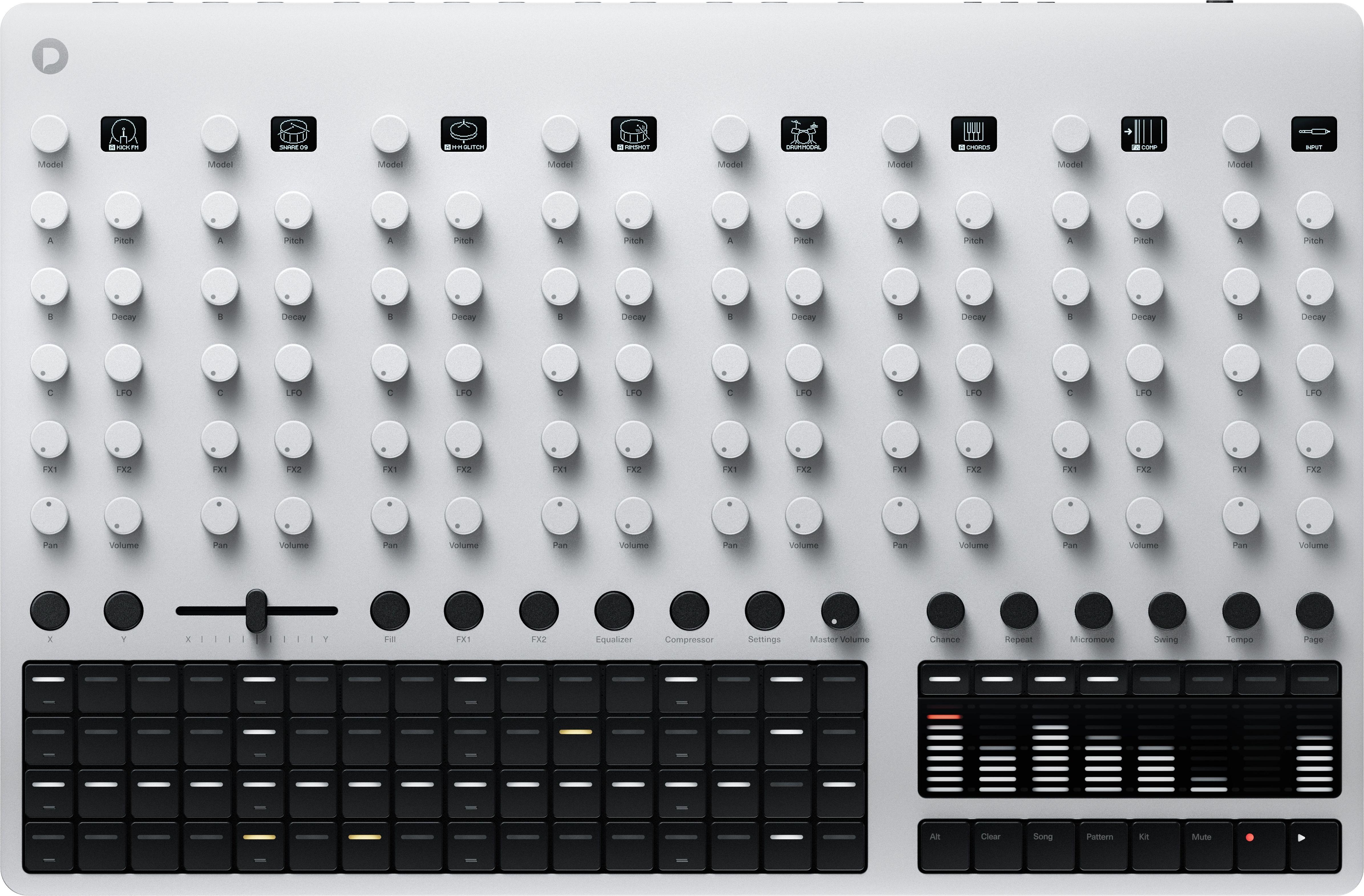 Polyend Drums - Hybrid Drum Machine In Silver - P-DRUMS-SV (1).jpg