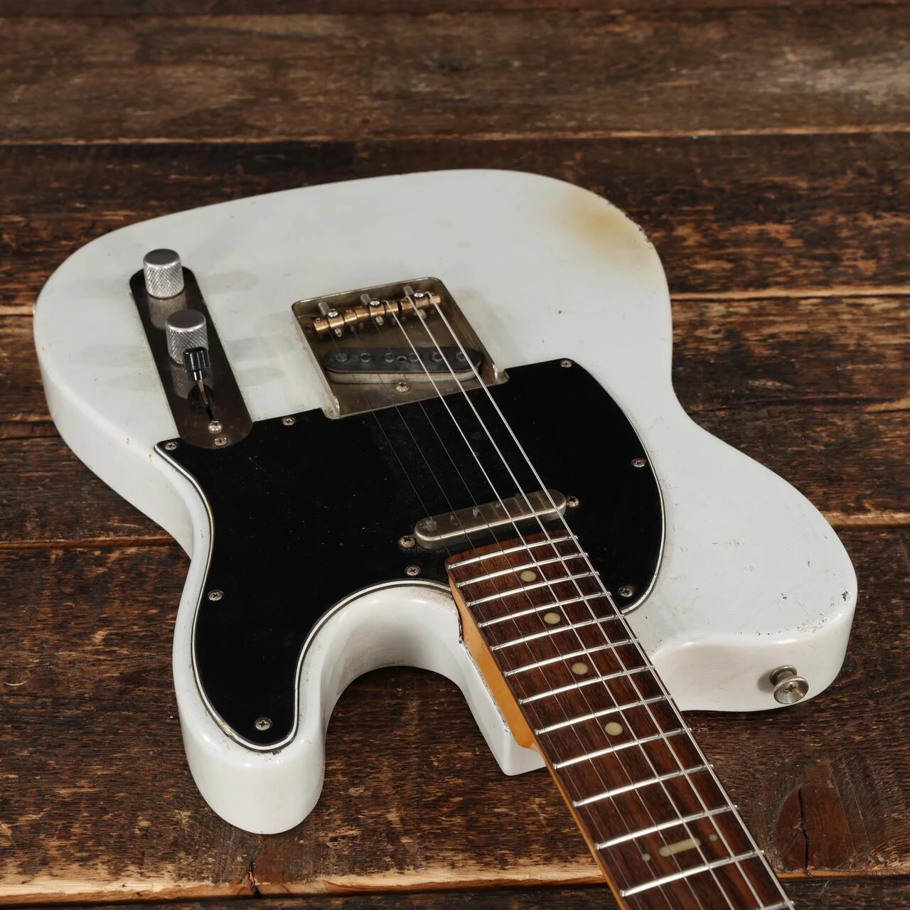 Hansen Guitars T-Style Electric Guitar in Dirty White Blonde Light Relic  - HANSEN-T034 - 616 (14).JPG